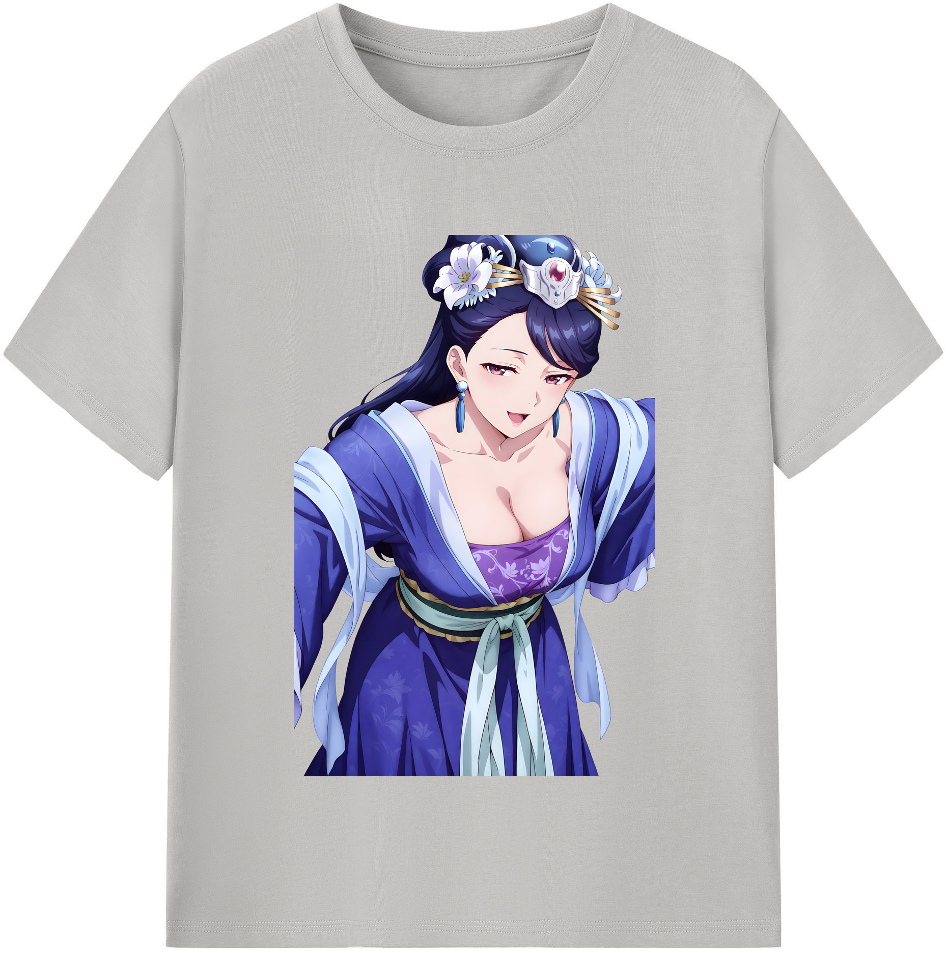 （画像用） 薬屋のひとりごと The Apothecary Diaries レディースカジュアルプリントTシャツ（綿100％）