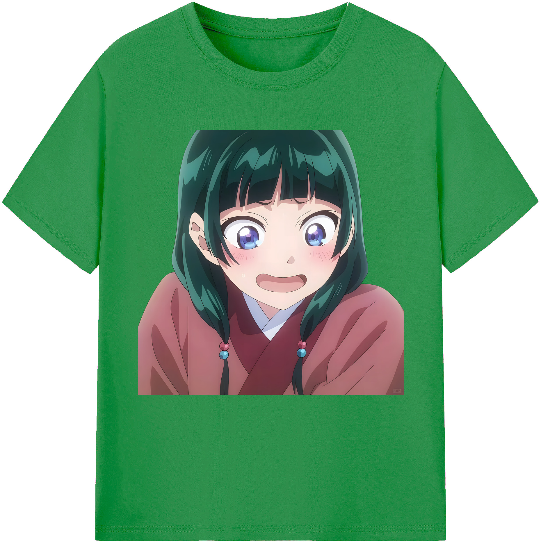 （画像用） 薬屋のひとりごと The Apothecary Diaries レディースカジュアルプリントTシャツ（綿100％）