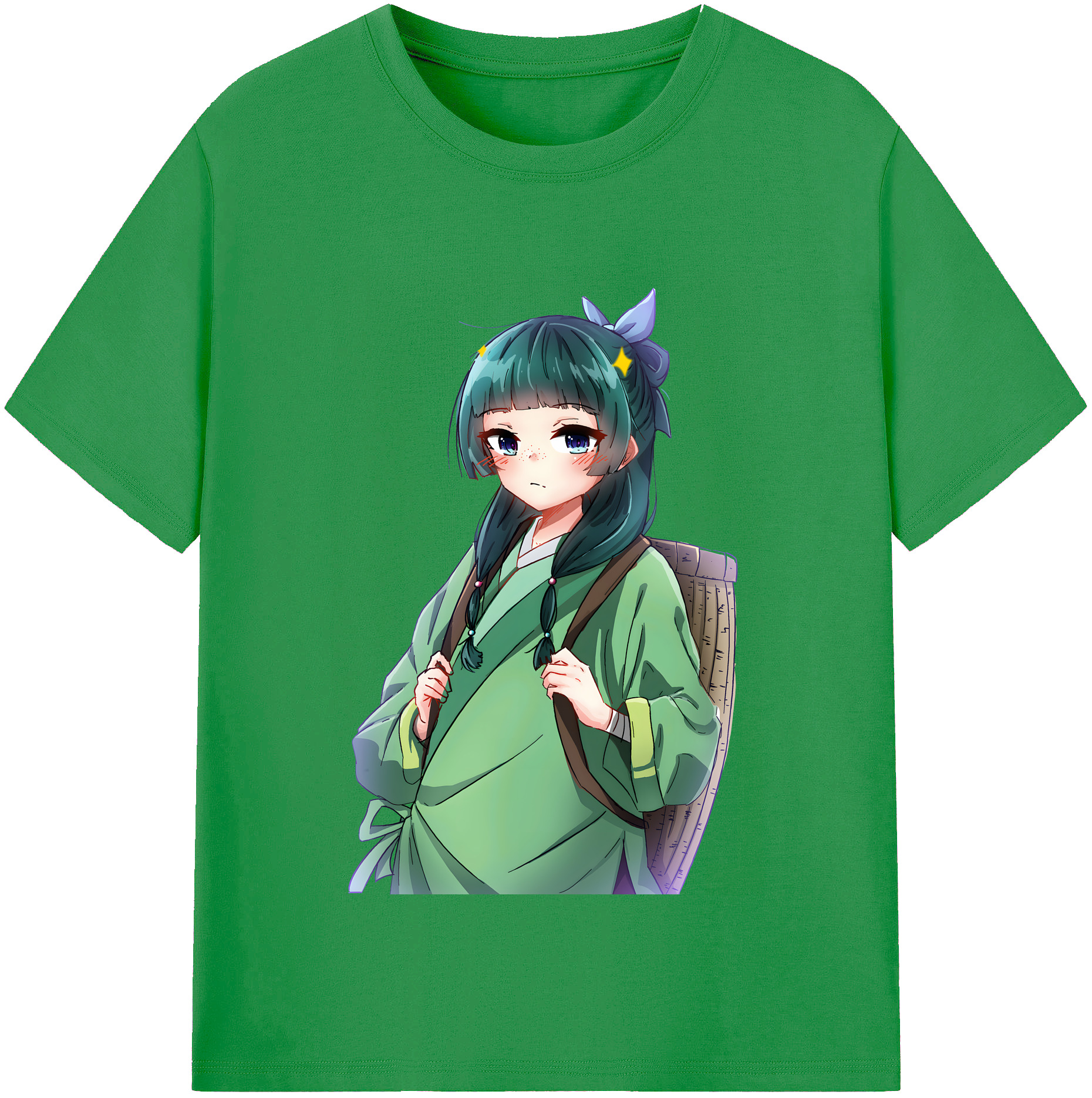 （画像用） 薬屋のひとりごと The Apothecary Diaries レディースカジュアルプリントTシャツ（綿100％）