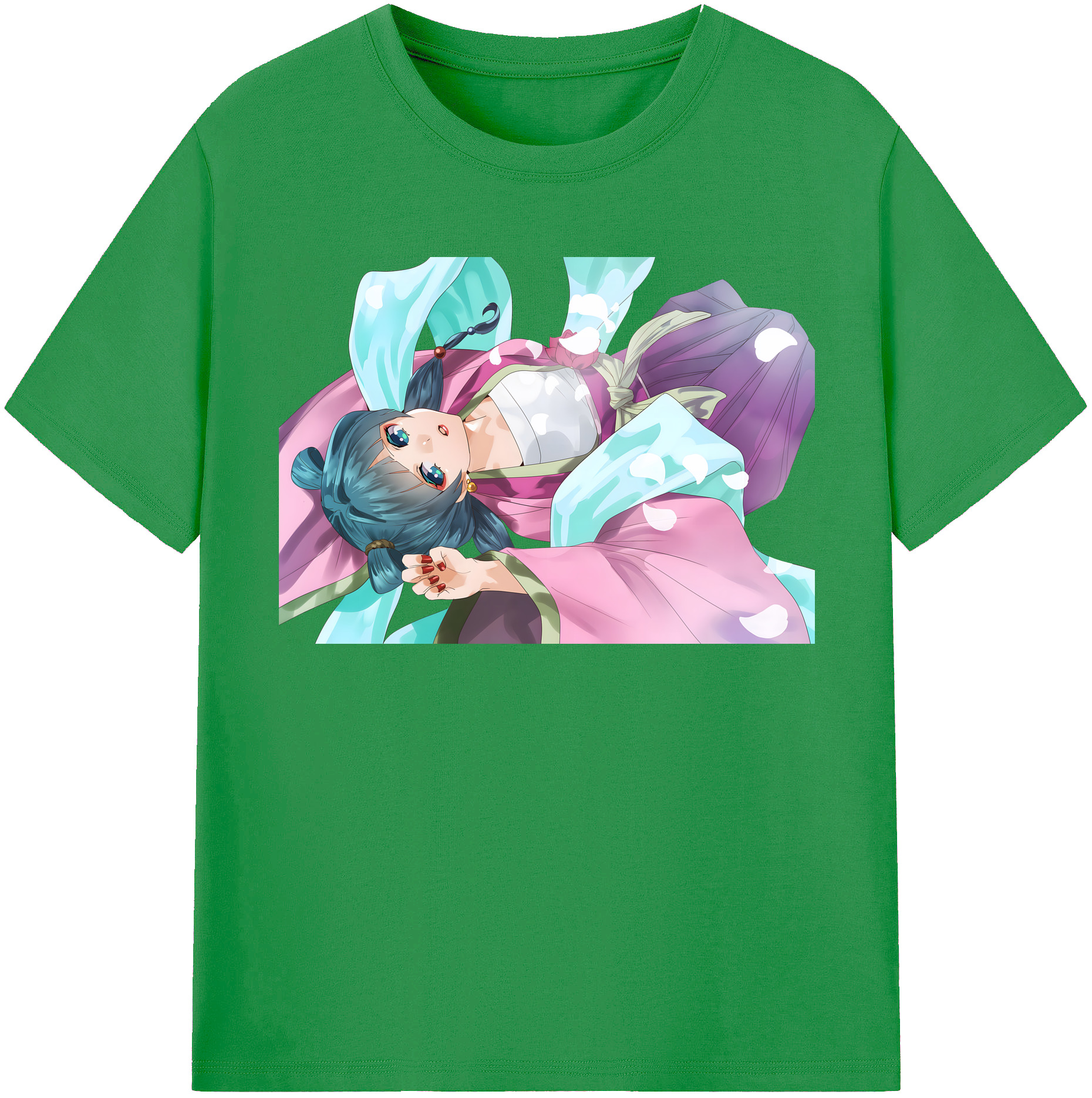 （画像用） 薬屋のひとりごと The Apothecary Diaries レディースカジュアルプリントTシャツ（綿100％）