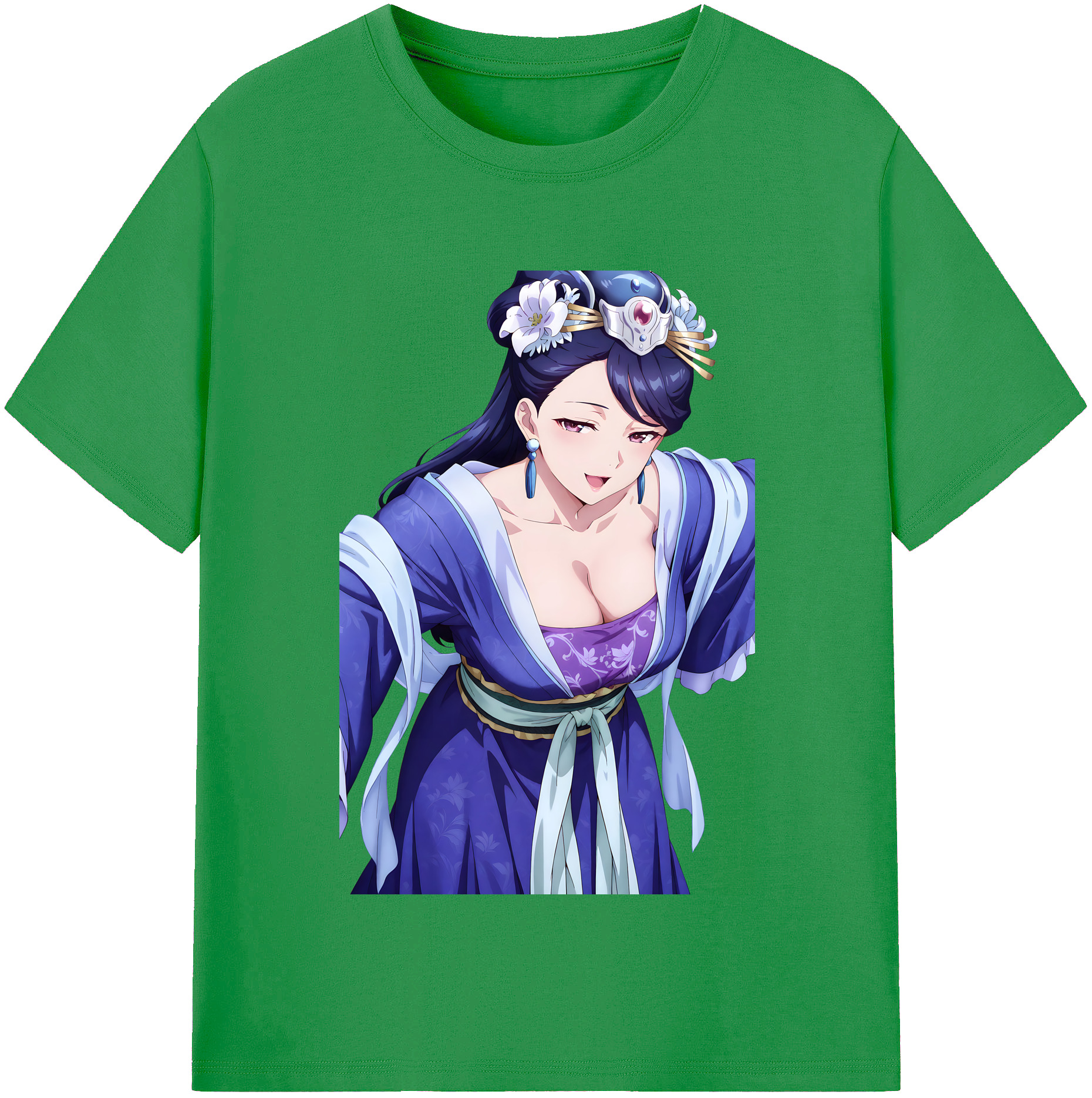 （画像用） 薬屋のひとりごと The Apothecary Diaries レディースカジュアルプリントTシャツ（綿100％）