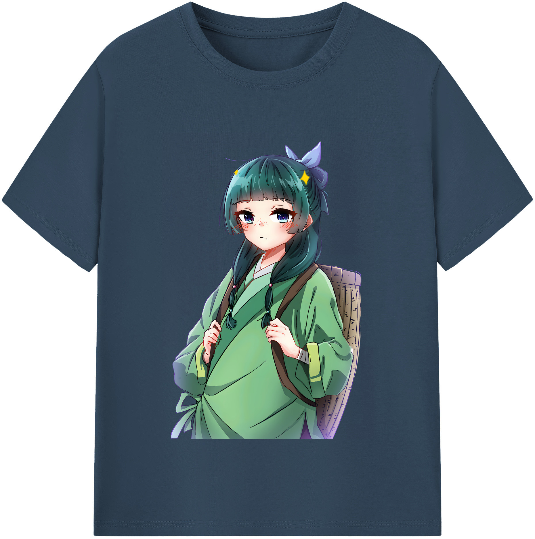 （画像用） 薬屋のひとりごと The Apothecary Diaries レディースカジュアルプリントTシャツ（綿100％）