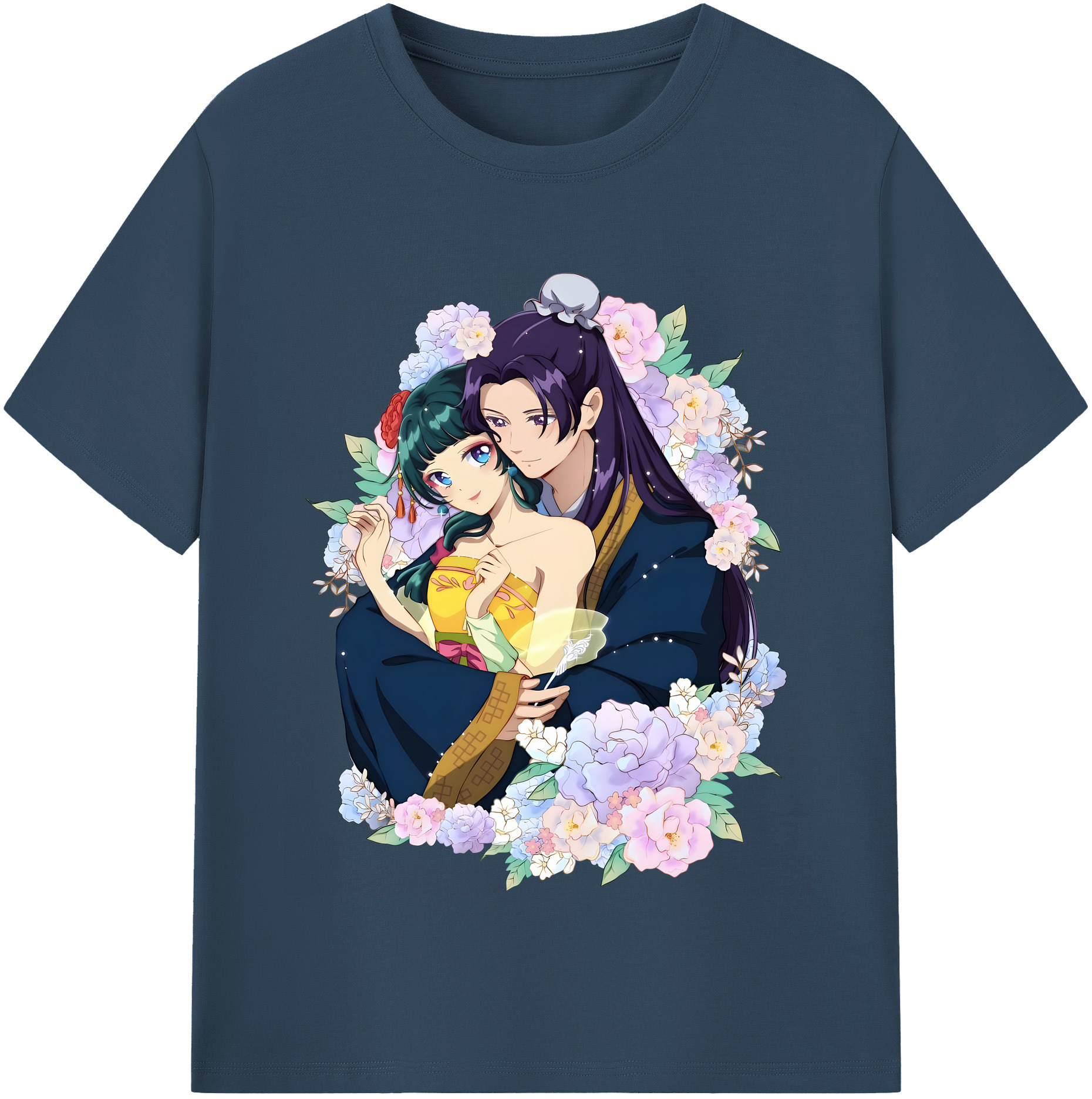 （画像用） 薬屋のひとりごと The Apothecary Diaries レディースカジュアルプリントTシャツ（綿100％）