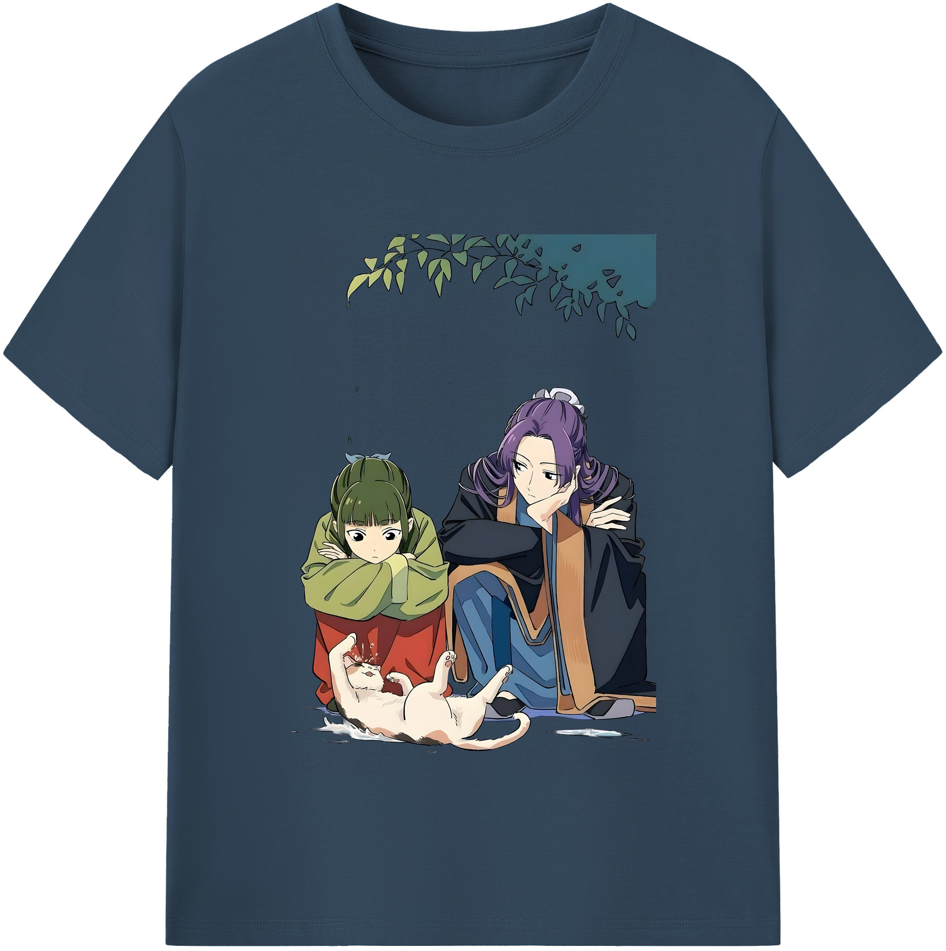（画像用） 薬屋のひとりごと The Apothecary Diaries レディースカジュアルプリントTシャツ（綿100％）