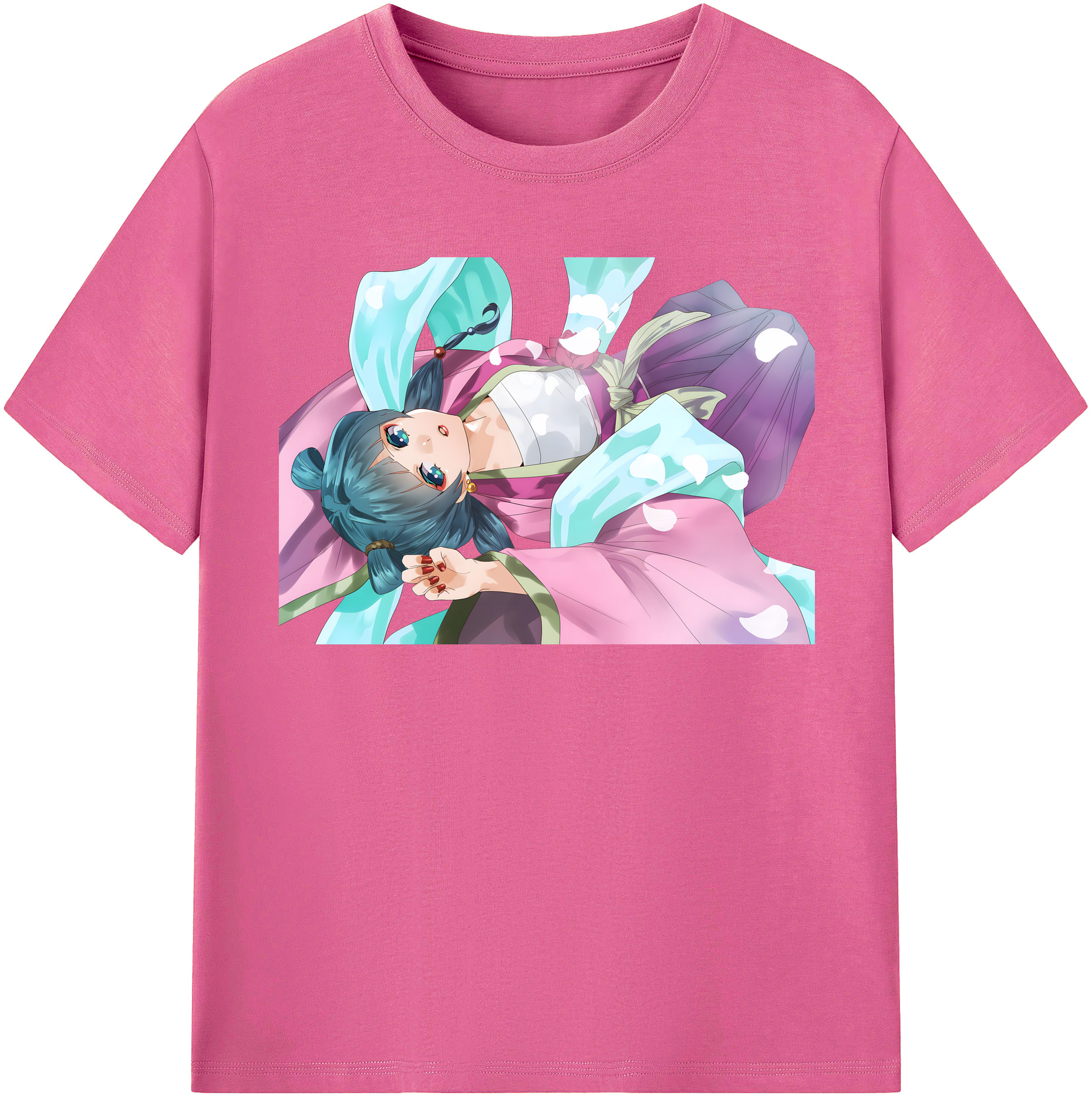 （画像用） 薬屋のひとりごと The Apothecary Diaries レディースカジュアルプリントTシャツ（綿100％）