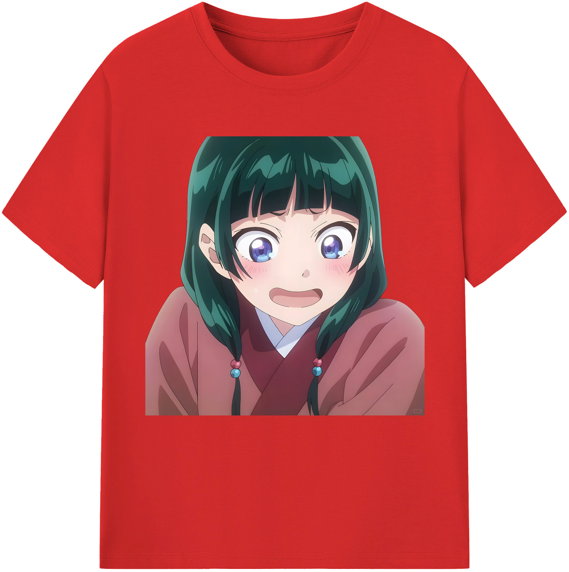 （画像用） 薬屋のひとりごと The Apothecary Diaries レディースカジュアルプリントTシャツ（綿100％）
