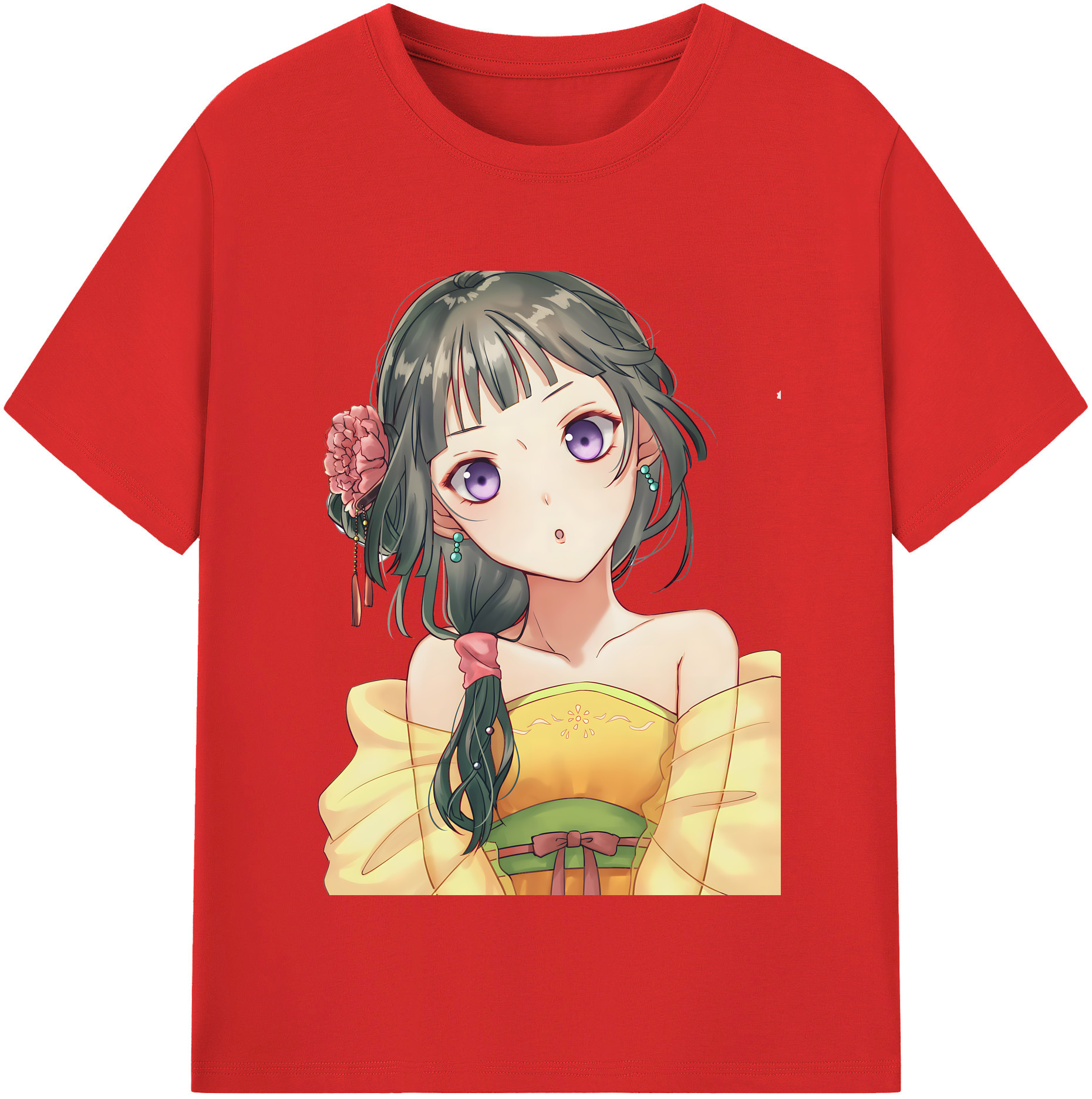 （画像用） 薬屋のひとりごと The Apothecary Diaries レディースカジュアルプリントTシャツ（綿100％）