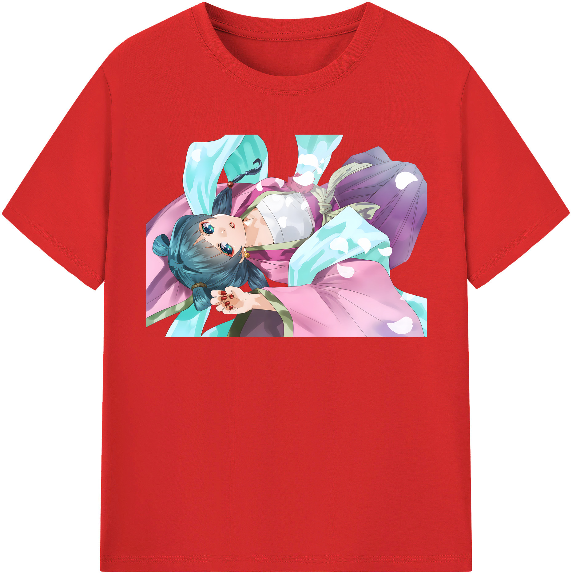 （画像用） 薬屋のひとりごと The Apothecary Diaries レディースカジュアルプリントTシャツ（綿100％）