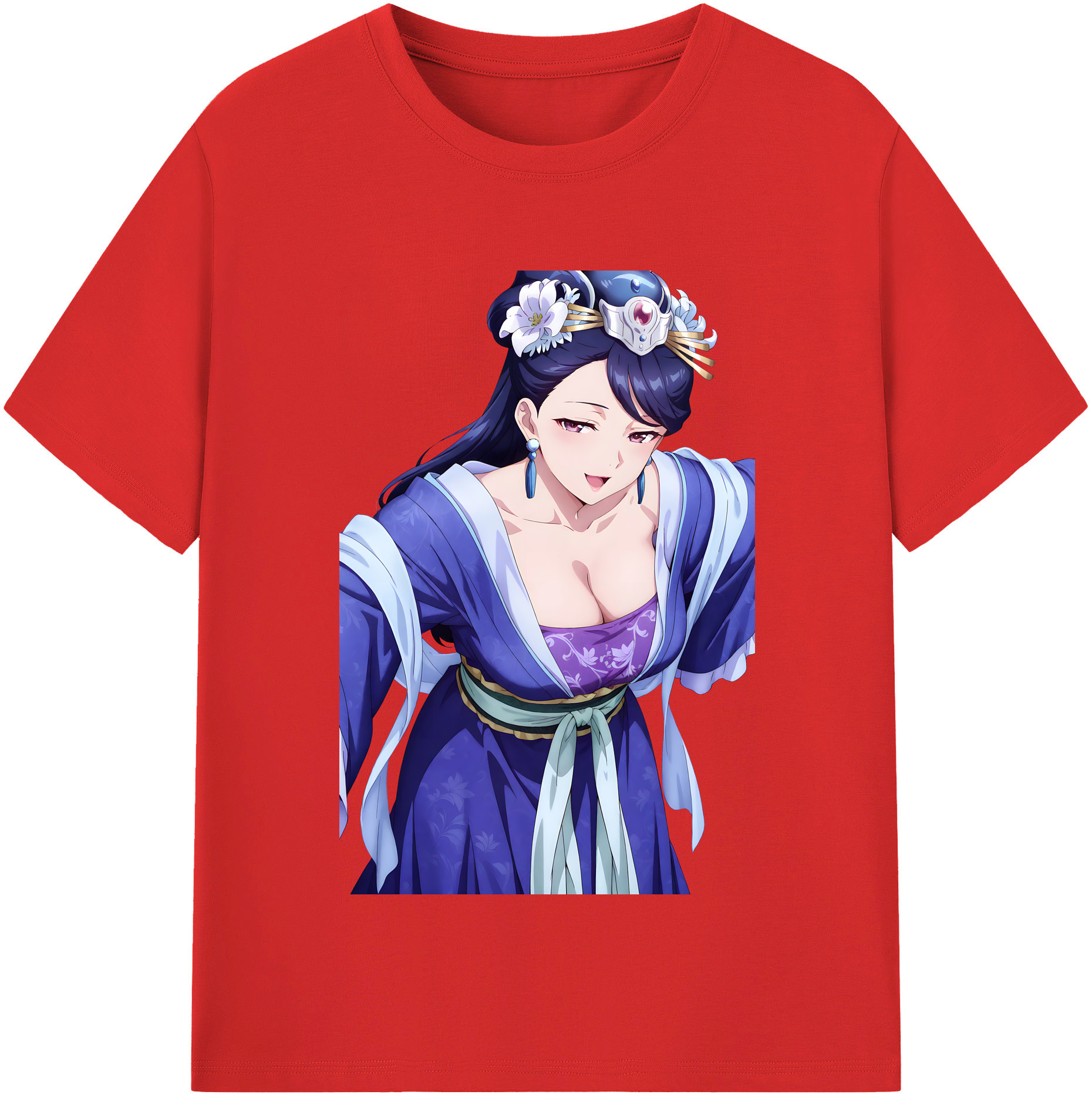 （画像用） 薬屋のひとりごと The Apothecary Diaries レディースカジュアルプリントTシャツ（綿100％）