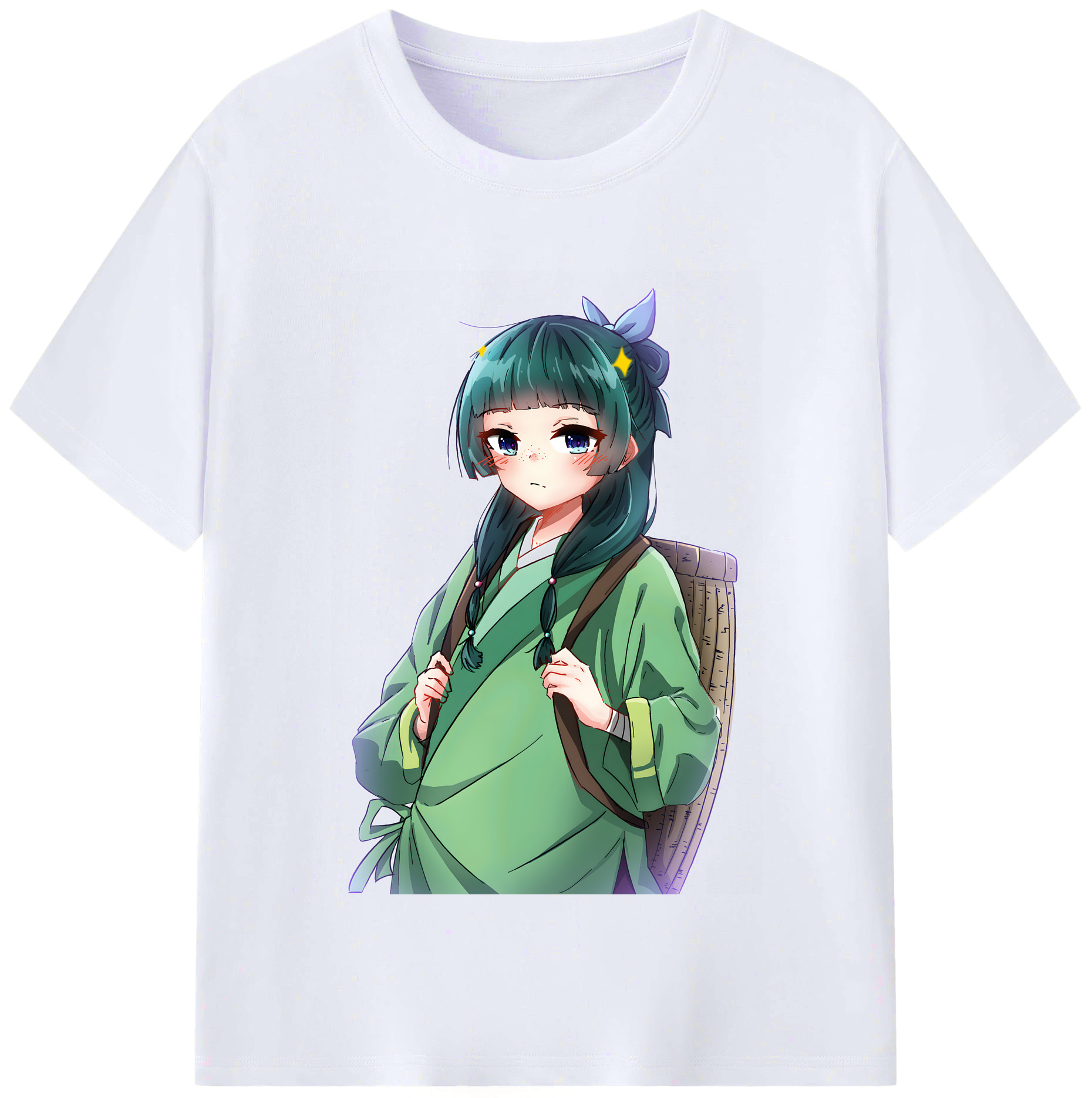（画像用） 薬屋のひとりごと The Apothecary Diaries レディースカジュアルプリントTシャツ（綿100％）