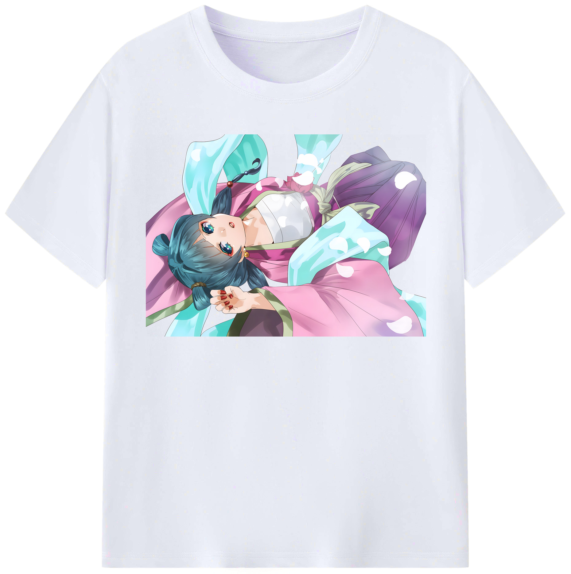 （画像用） 薬屋のひとりごと The Apothecary Diaries レディースカジュアルプリントTシャツ（綿100％）
