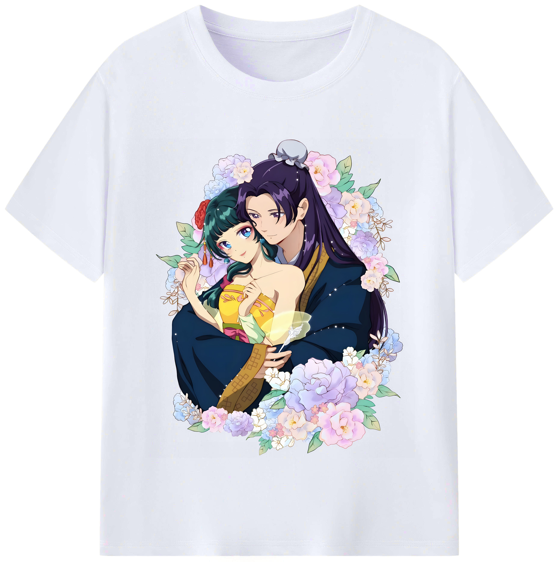 （画像用） 薬屋のひとりごと The Apothecary Diaries レディースカジュアルプリントTシャツ（綿100％）