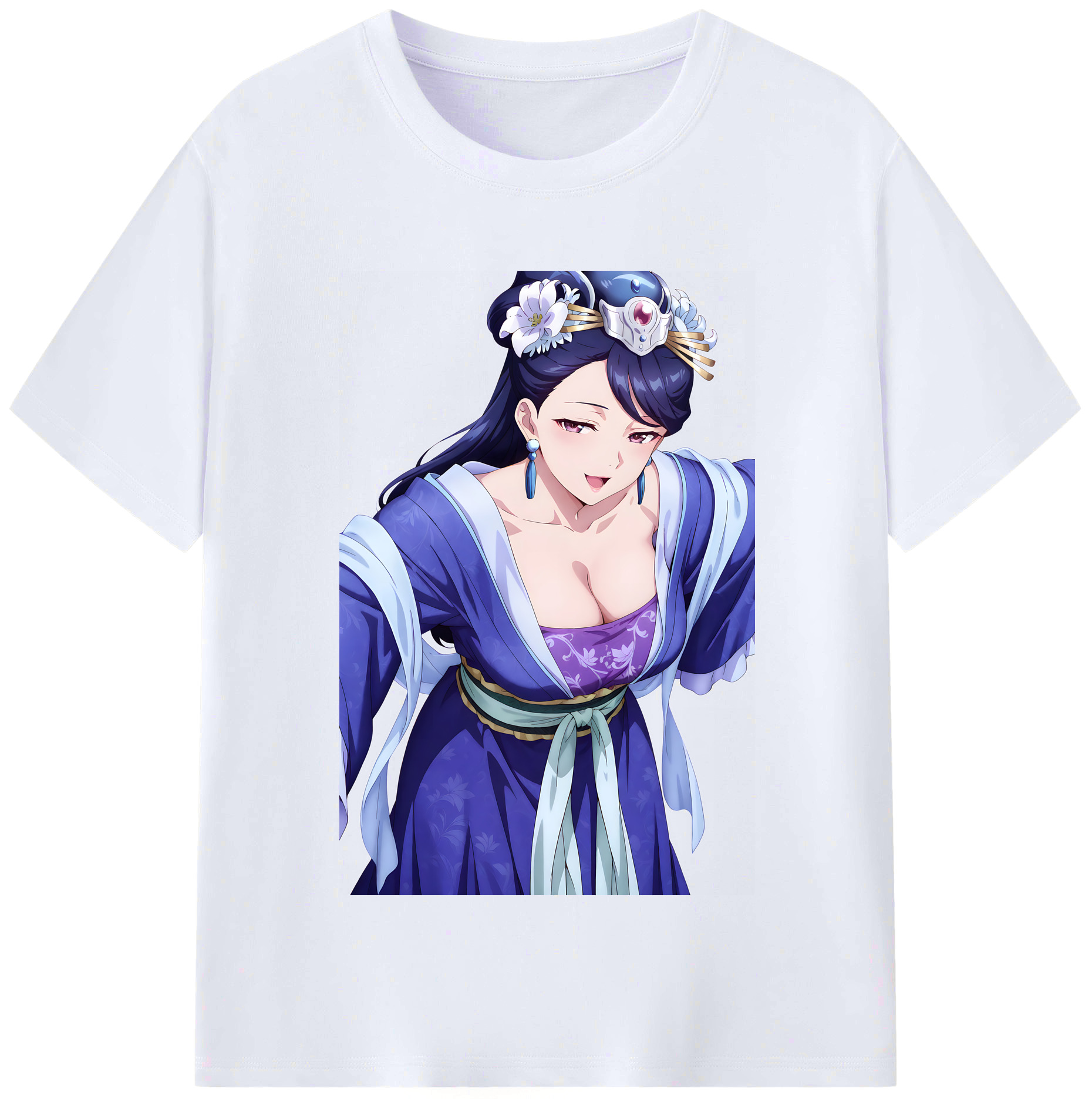 （画像用） 薬屋のひとりごと The Apothecary Diaries レディースカジュアルプリントTシャツ（綿100％）