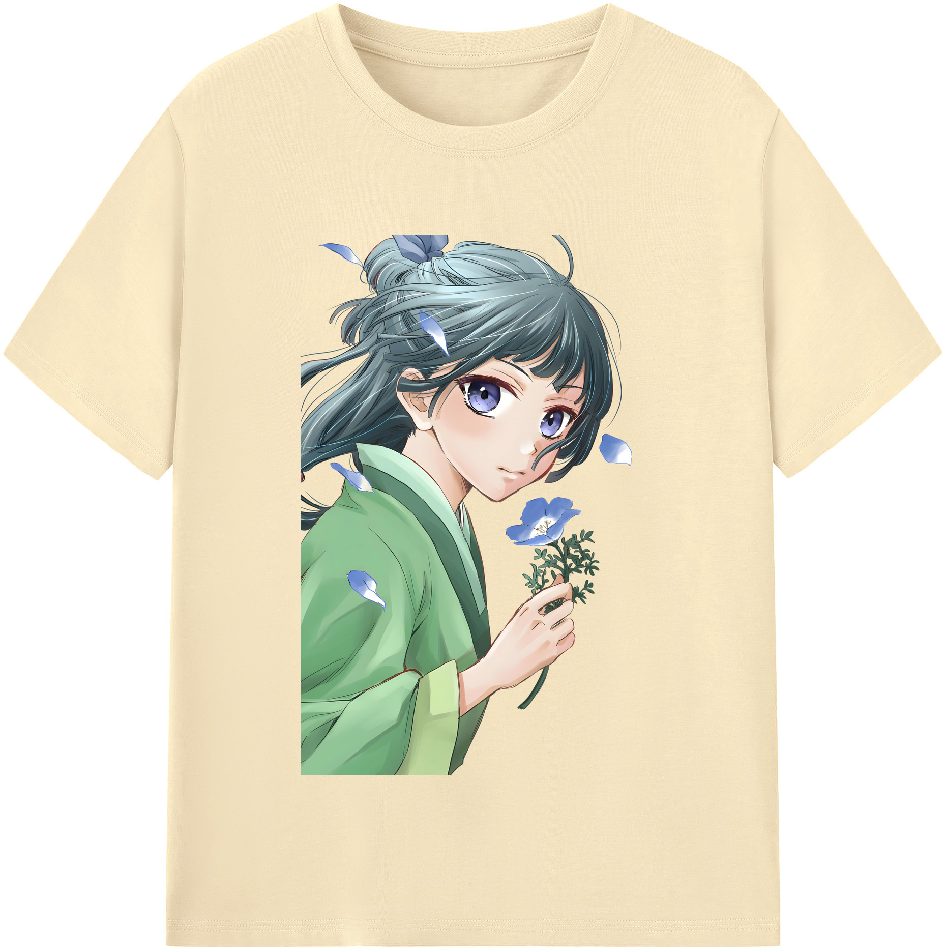 （画像用） 薬屋のひとりごと The Apothecary Diaries 綿100％半袖Tシャツ（フロントプリント）