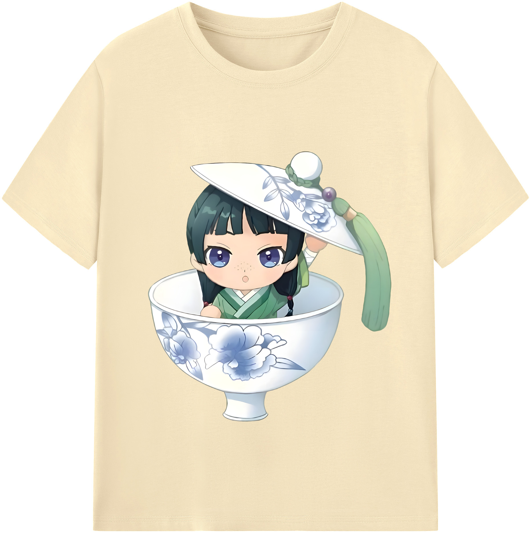 （画像用） 薬屋のひとりごと The Apothecary Diaries 綿100％半袖Tシャツ（フロントプリント）