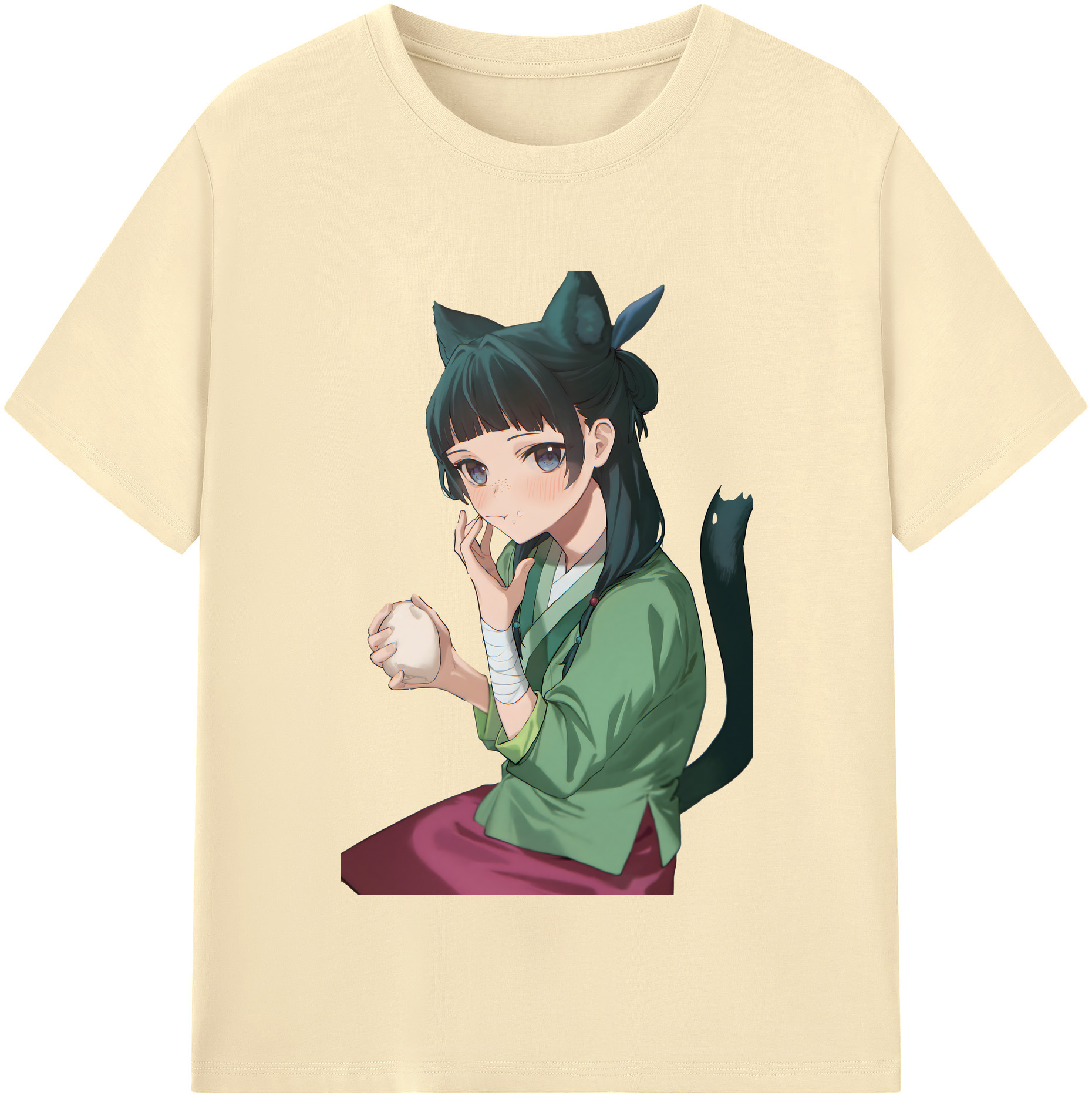 （画像用） 薬屋のひとりごと The Apothecary Diaries 綿100％半袖Tシャツ（フロントプリント）