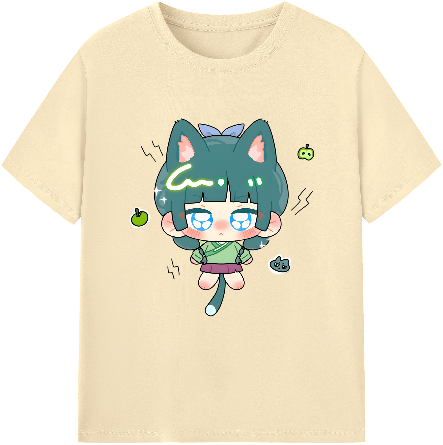 （画像用） 薬屋のひとりごと The Apothecary Diaries 綿100％半袖Tシャツ（フロントプリント）