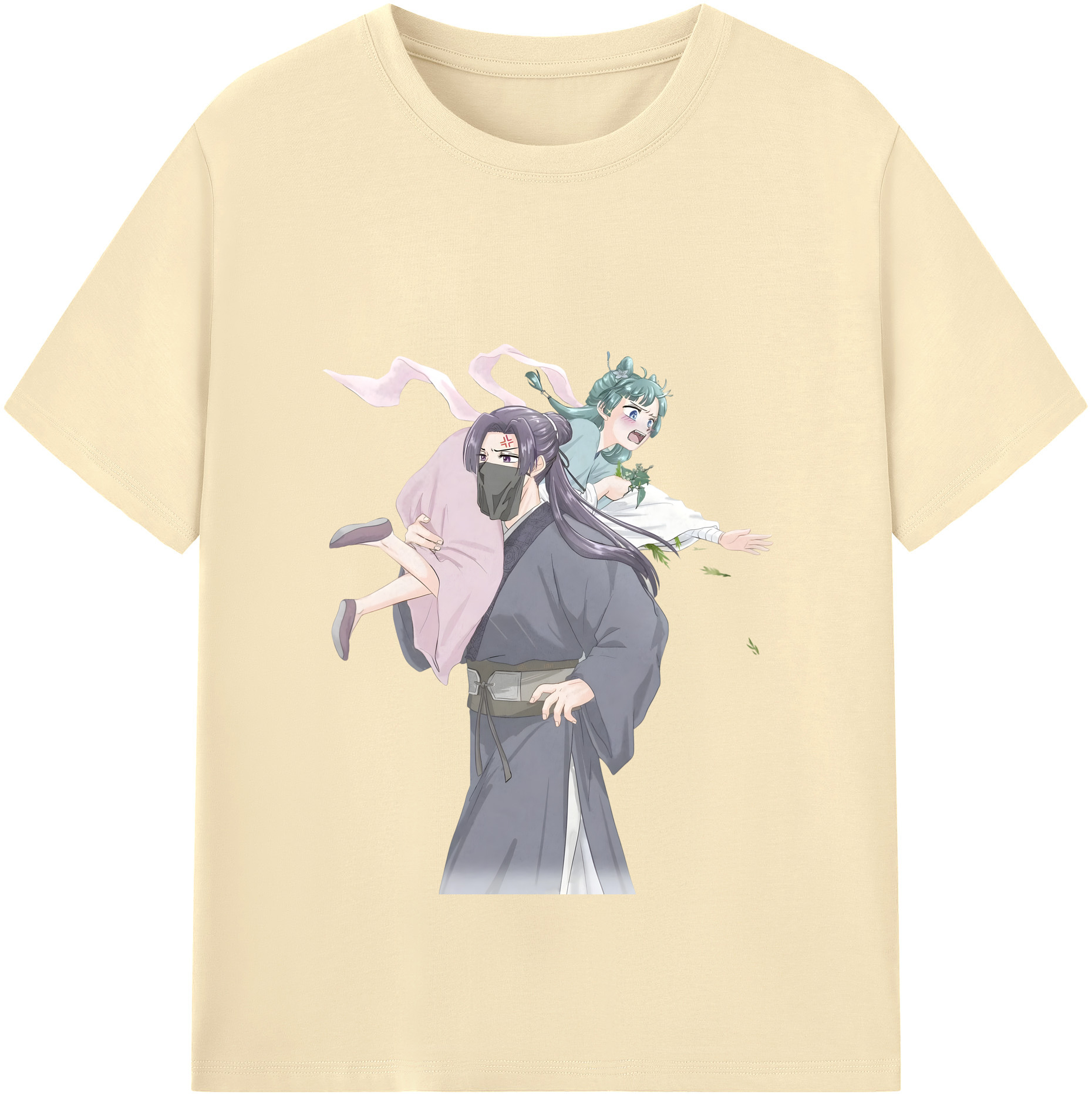 （画像用） 薬屋のひとりごと The Apothecary Diaries 綿100％半袖Tシャツ（フロントプリント）
