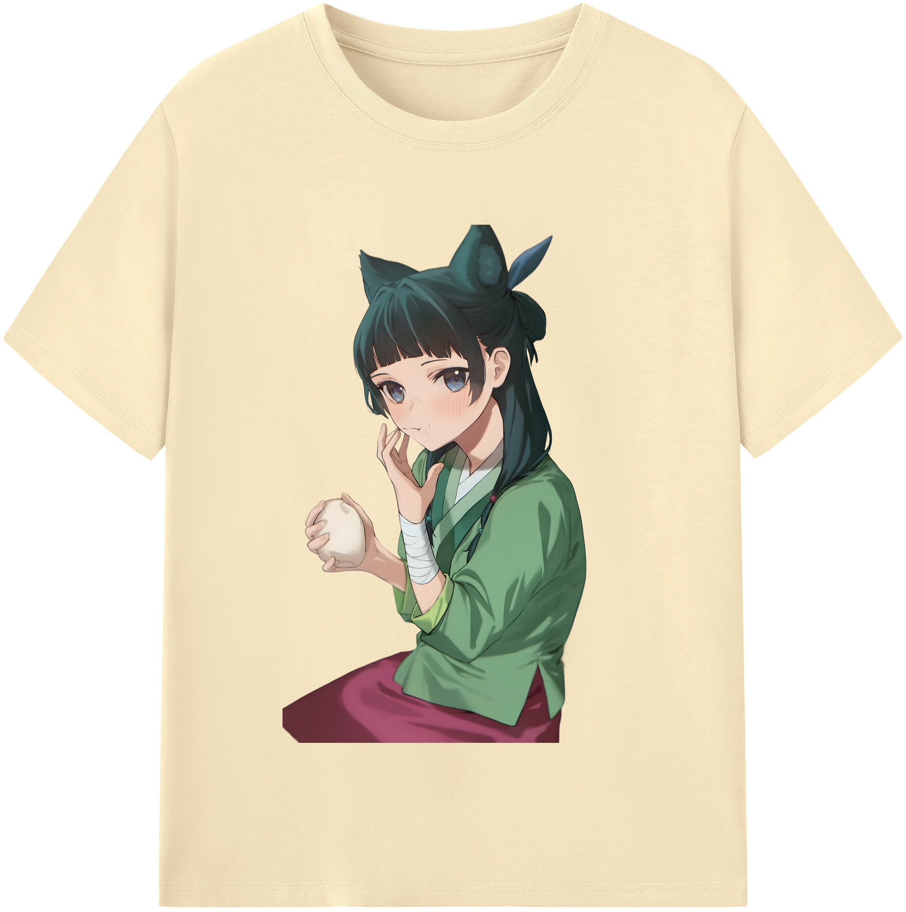 （画像用） 薬屋のひとりごと The Apothecary Diaries 綿100％半袖Tシャツ（フロントプリント）