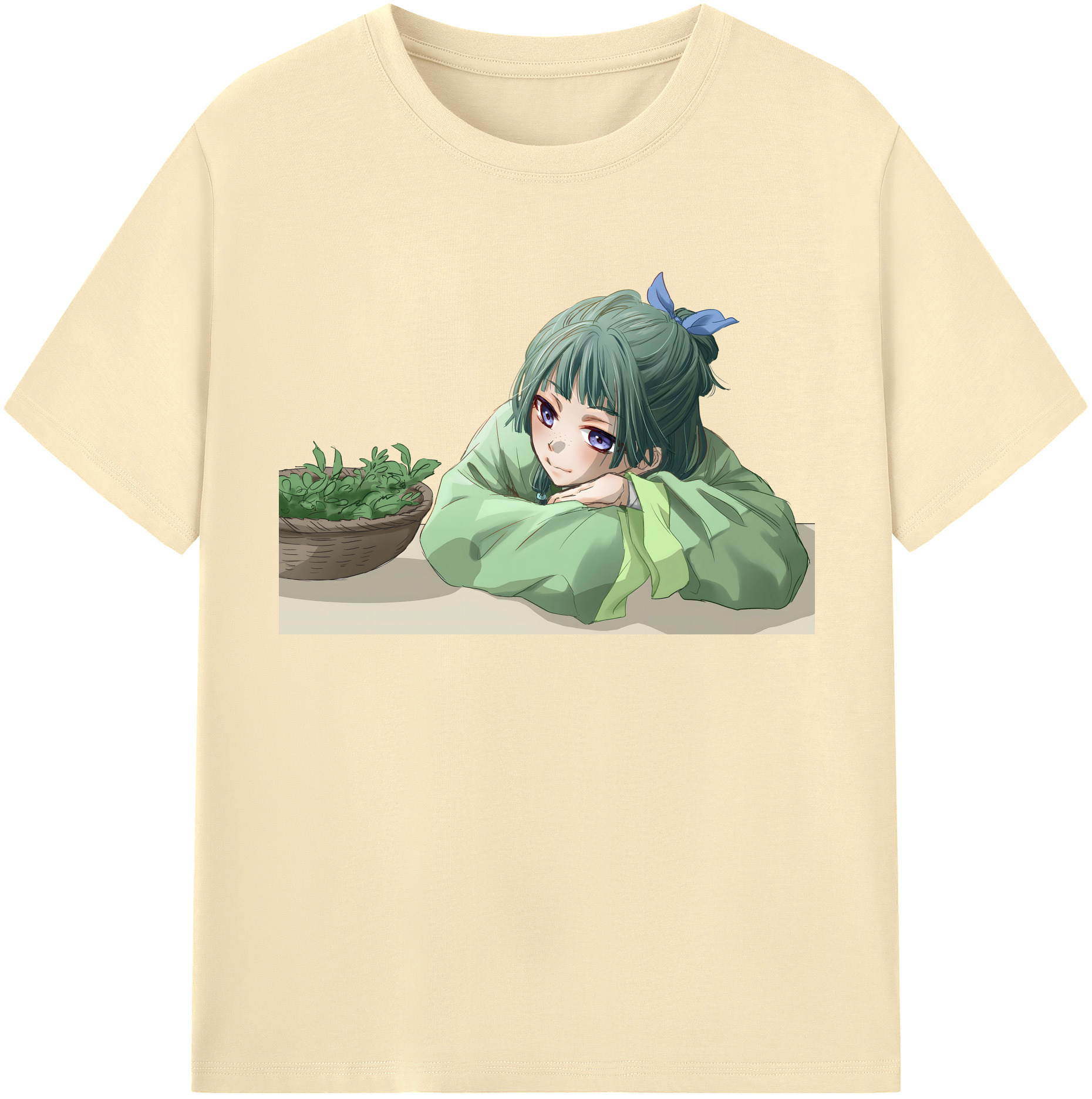 （画像用） 薬屋のひとりごと The Apothecary Diaries 綿100％半袖Tシャツ（フロントプリント）