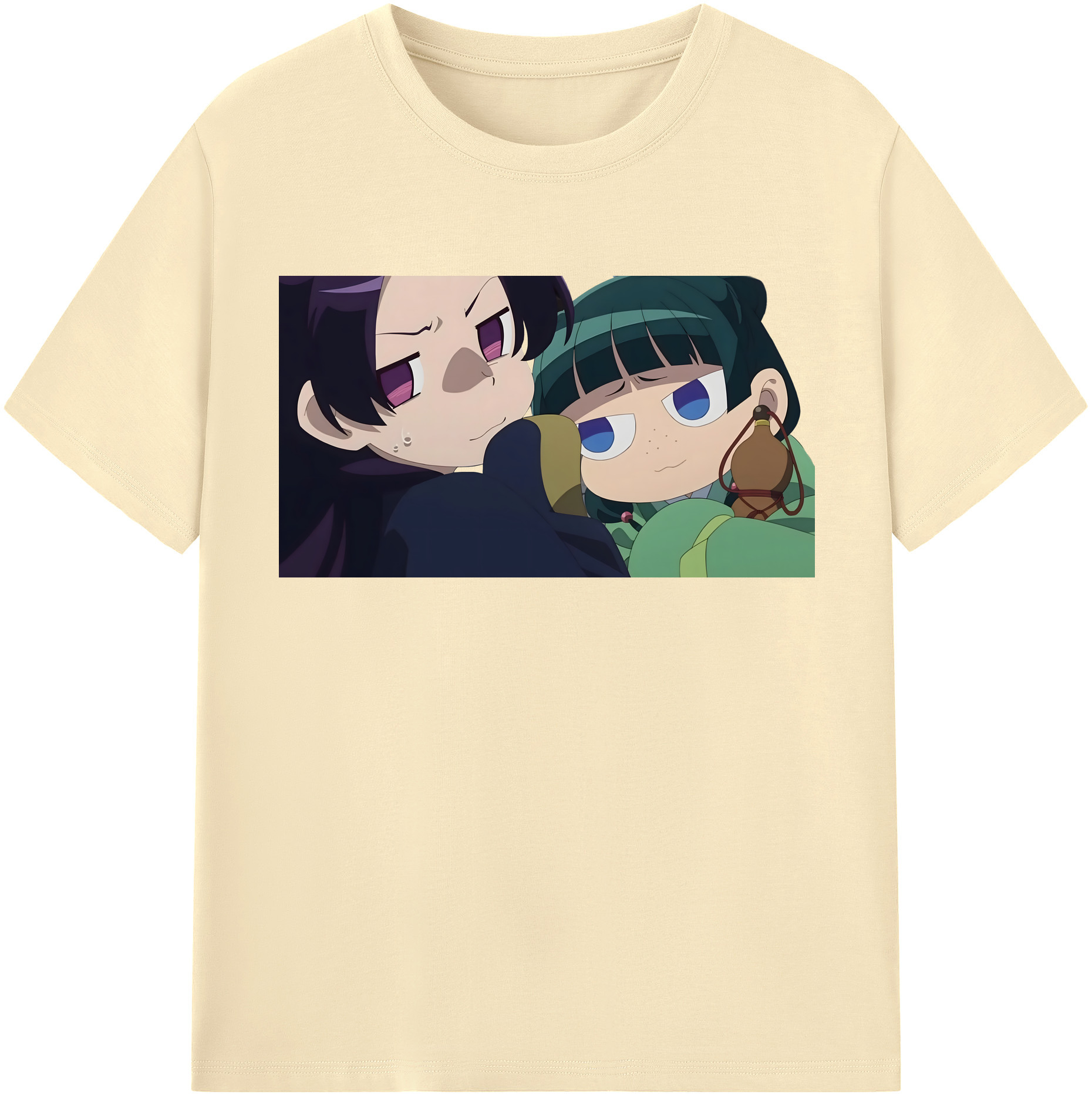（画像用） 薬屋のひとりごと The Apothecary Diaries 綿100％半袖Tシャツ（フロントプリント）