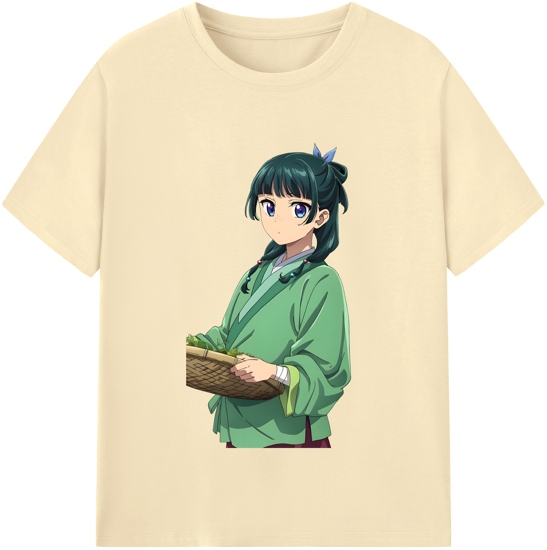 （画像用） 薬屋のひとりごと The Apothecary Diaries 綿100％半袖Tシャツ（フロントプリント）