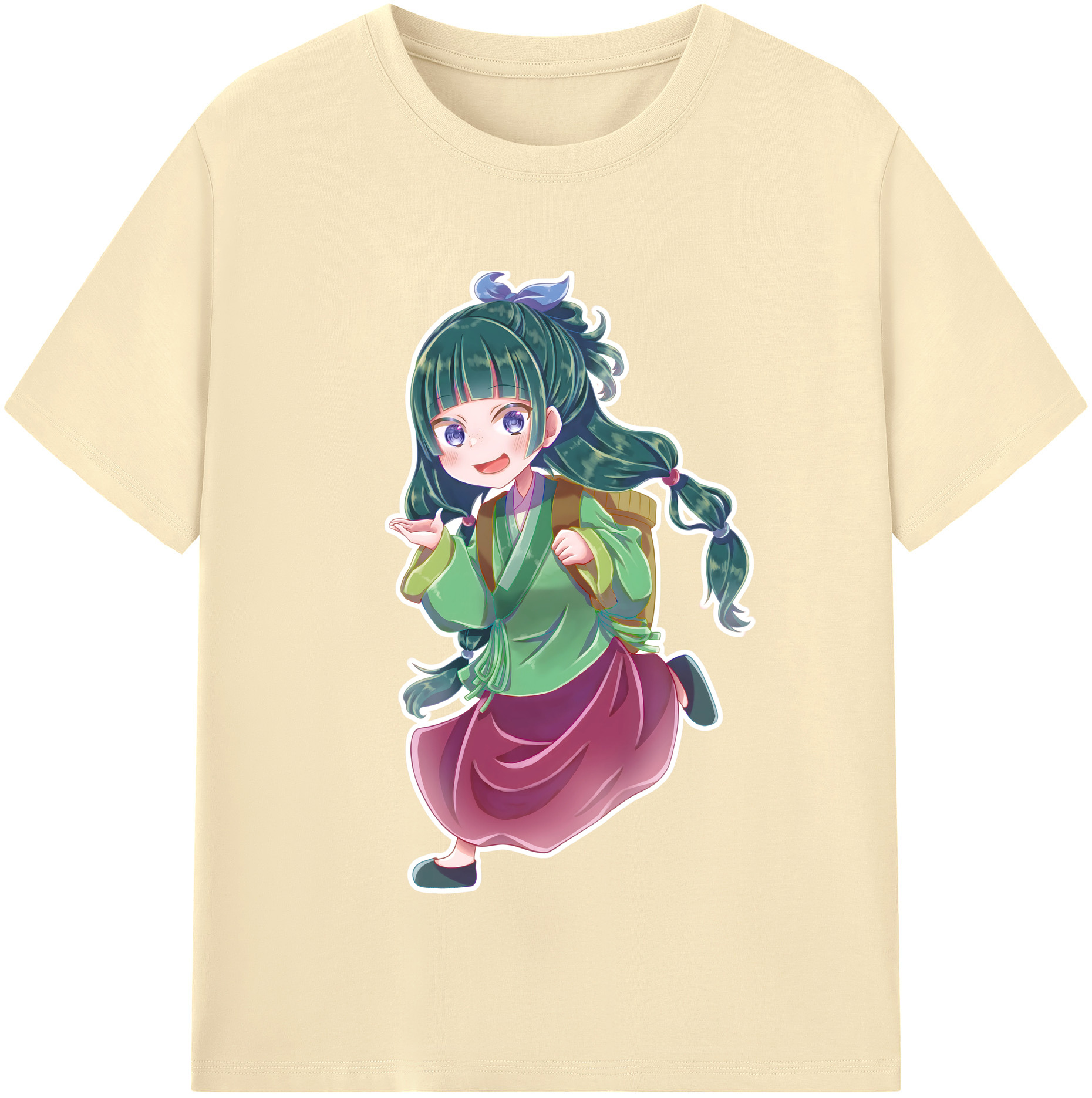 （画像用） 薬屋のひとりごと The Apothecary Diaries 綿100％半袖Tシャツ（フロントプリント）