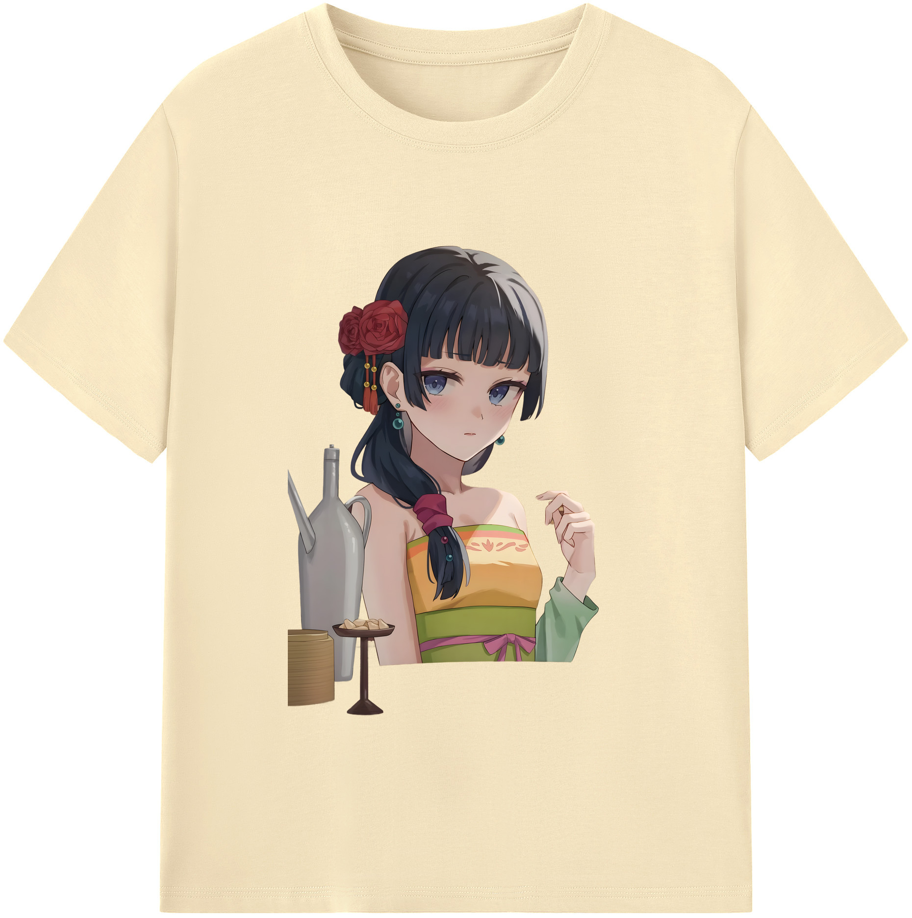（画像用） 薬屋のひとりごと The Apothecary Diaries 綿100％半袖Tシャツ（フロントプリント）
