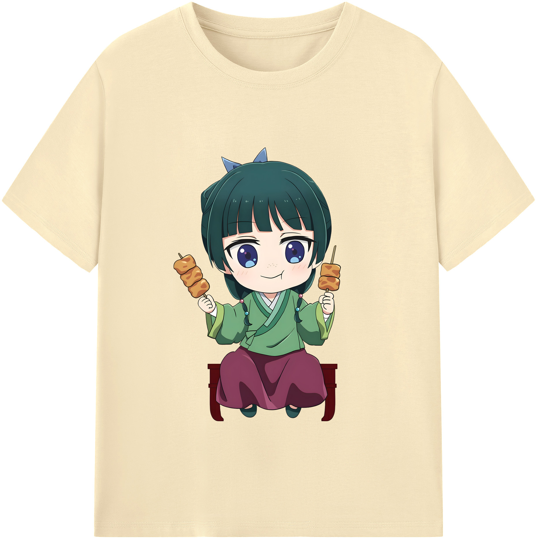 （画像用） 薬屋のひとりごと The Apothecary Diaries 綿100％半袖Tシャツ（フロントプリント）