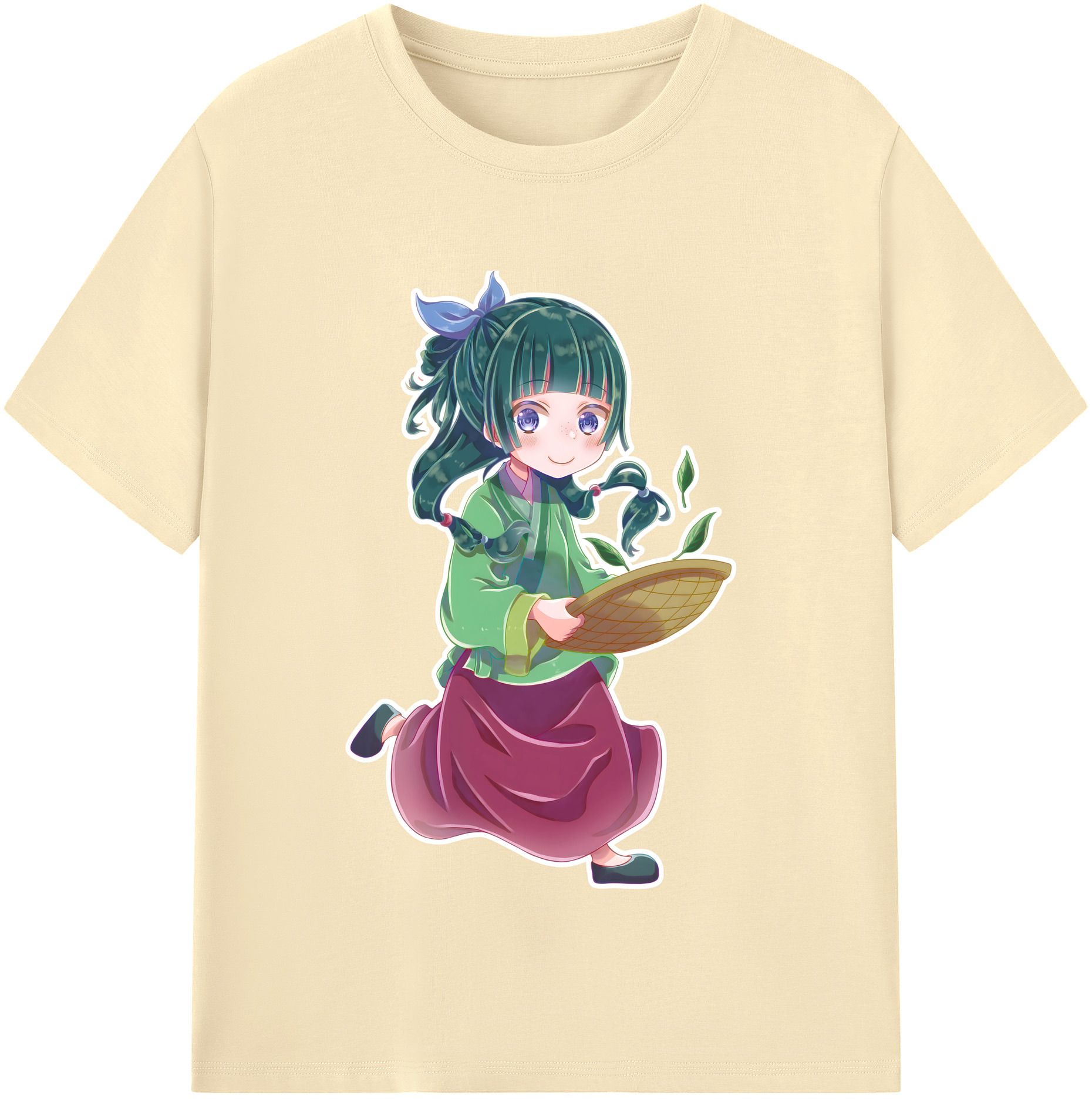（画像用） 薬屋のひとりごと The Apothecary Diaries 綿100％半袖Tシャツ（フロントプリント）