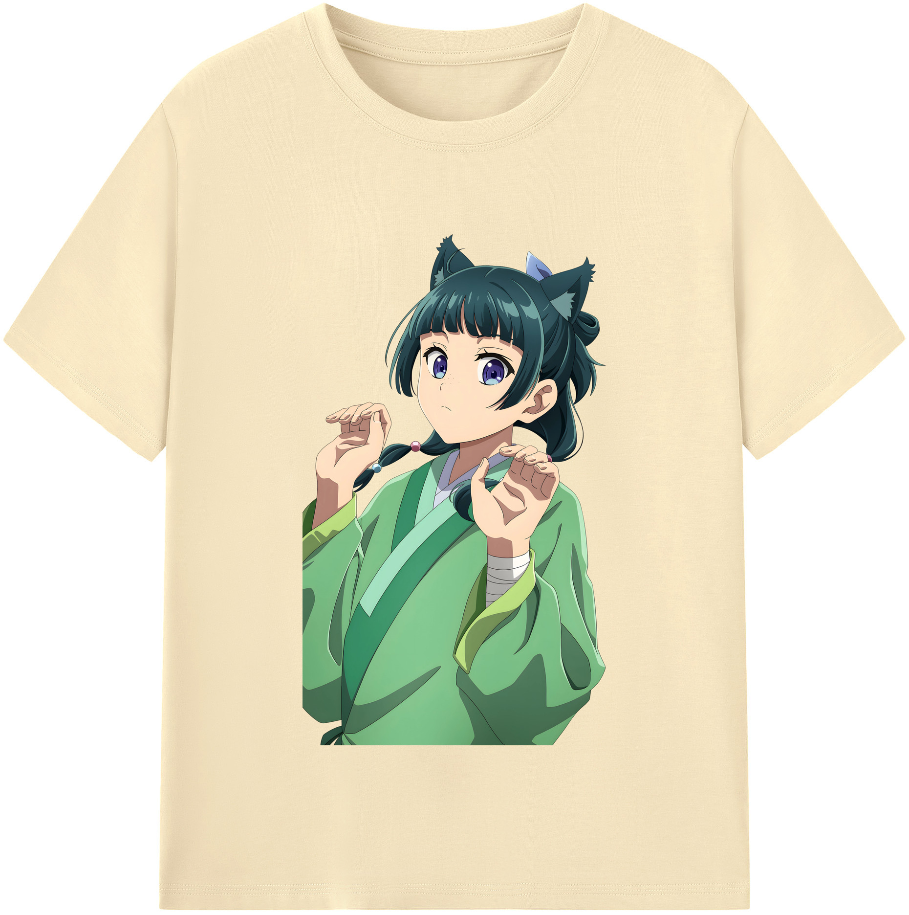 （画像用） 薬屋のひとりごと The Apothecary Diaries 綿100％半袖Tシャツ（フロントプリント）