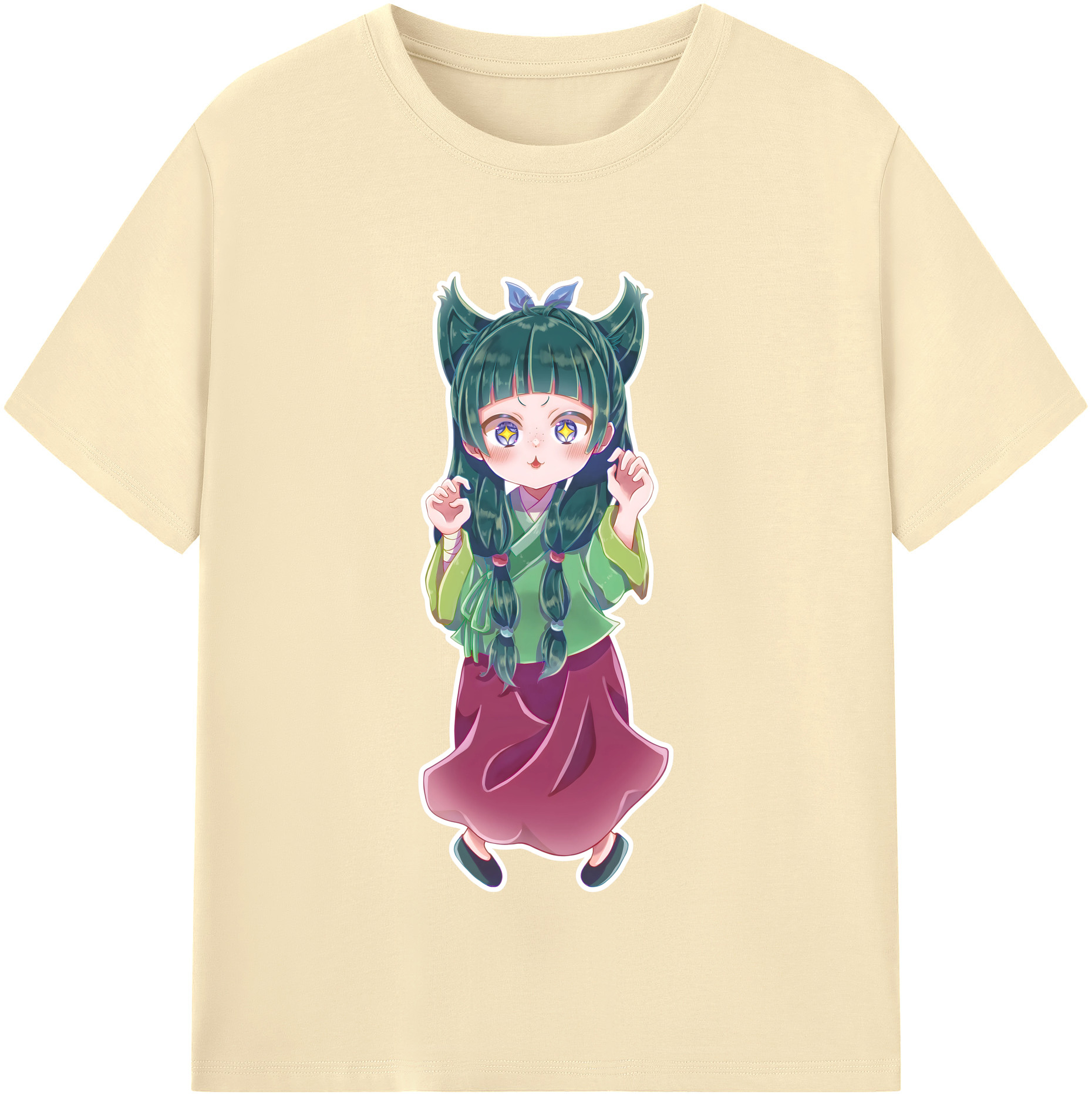 （画像用） 薬屋のひとりごと The Apothecary Diaries 綿100％半袖Tシャツ（フロントプリント）