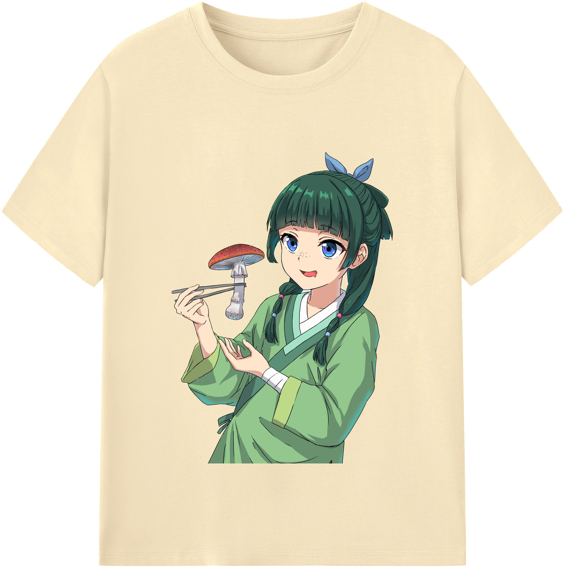 （画像用） 薬屋のひとりごと The Apothecary Diaries 綿100％半袖Tシャツ（フロントプリント）