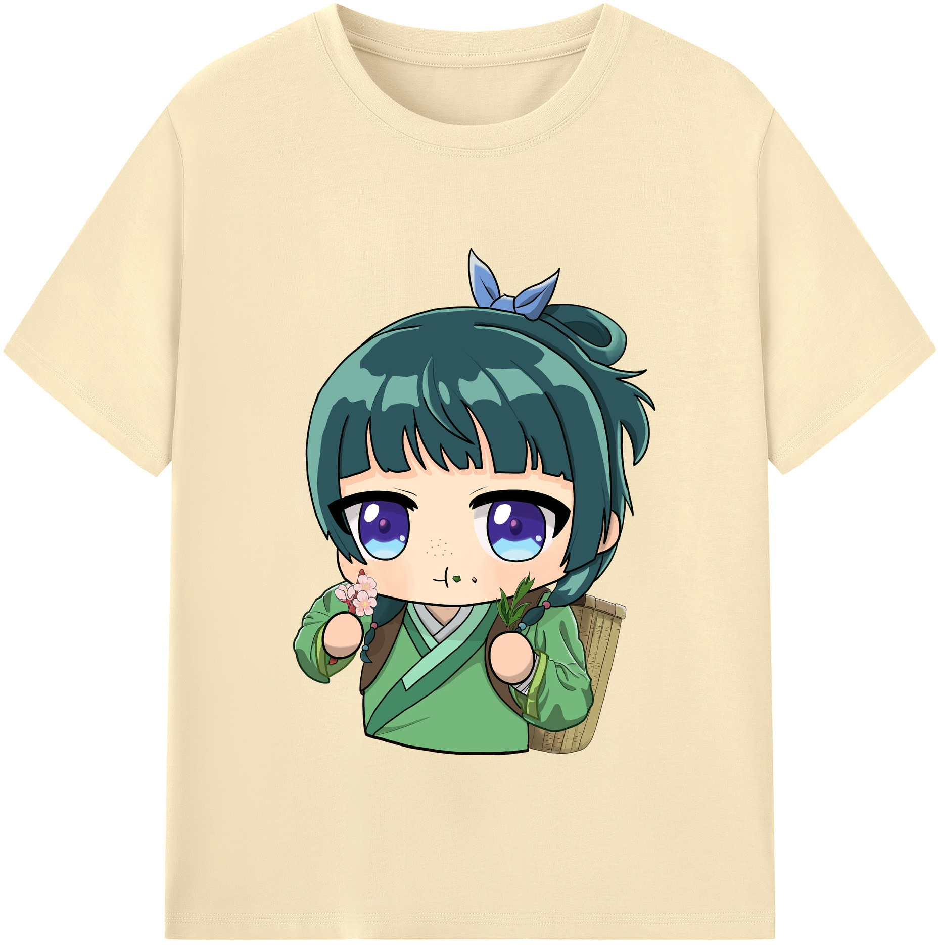 （画像用） 薬屋のひとりごと The Apothecary Diaries 綿100％半袖Tシャツ（フロントプリント）