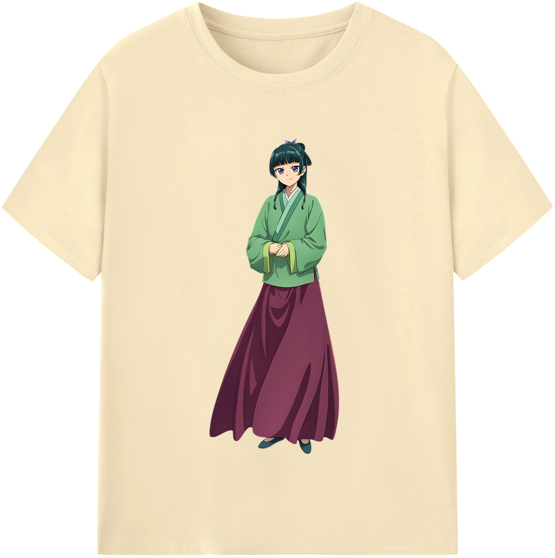 （画像用） 薬屋のひとりごと The Apothecary Diaries 綿100％半袖Tシャツ（フロントプリント）
