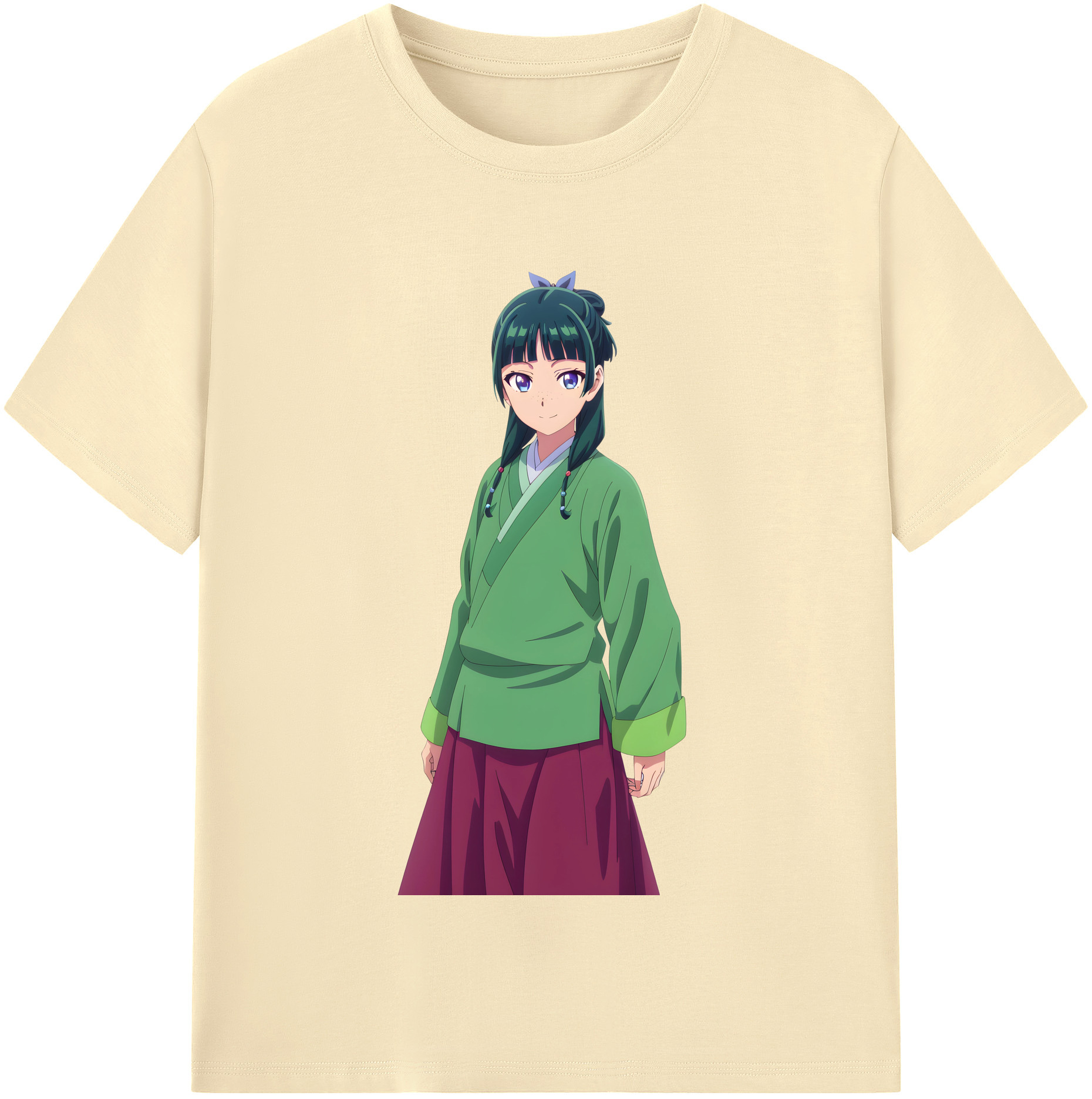 （画像用） 薬屋のひとりごと The Apothecary Diaries 綿100％半袖Tシャツ（フロントプリント）