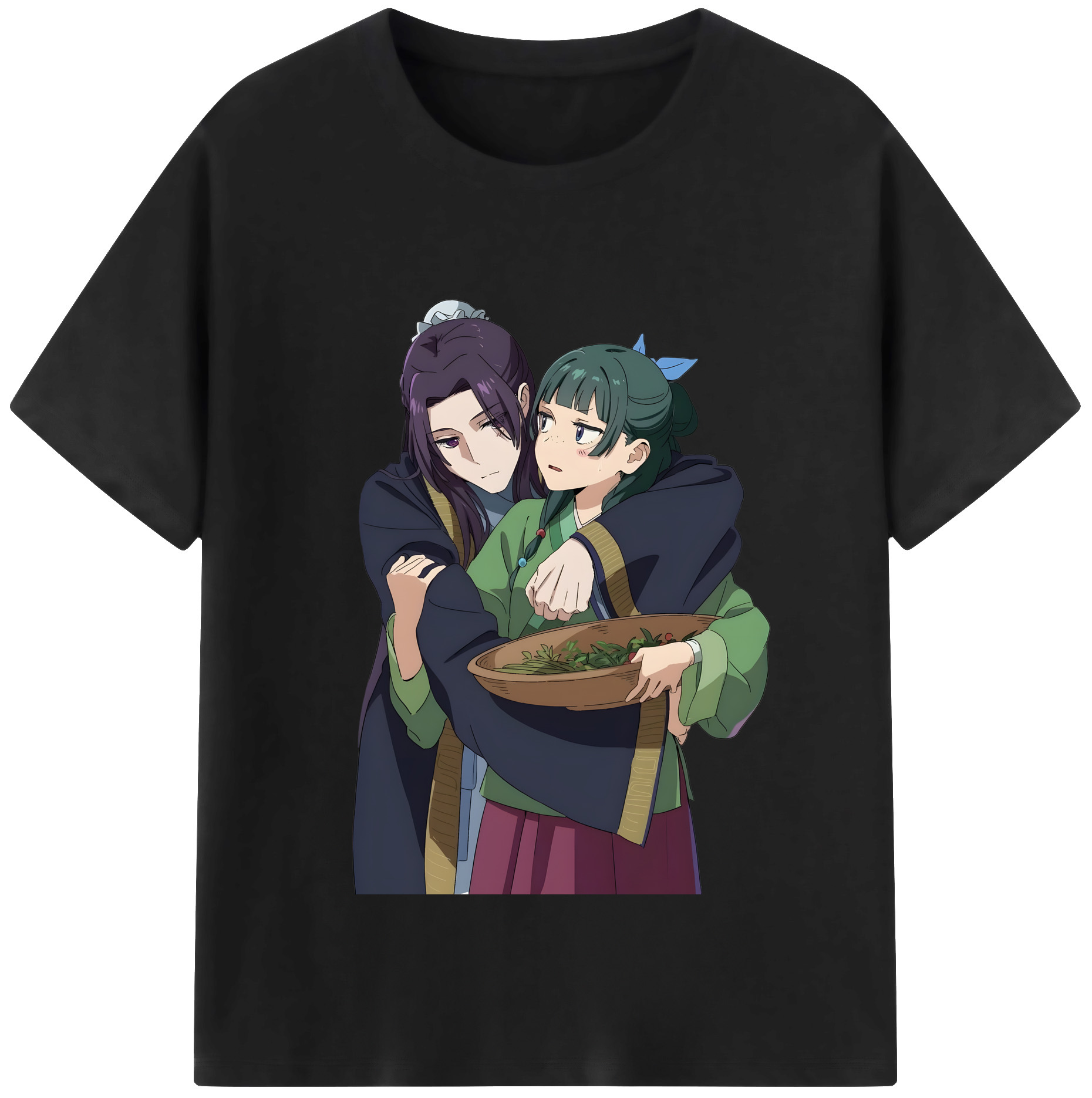 （画像用） 薬屋のひとりごと The Apothecary Diaries 綿100％半袖Tシャツ（フロントプリント）