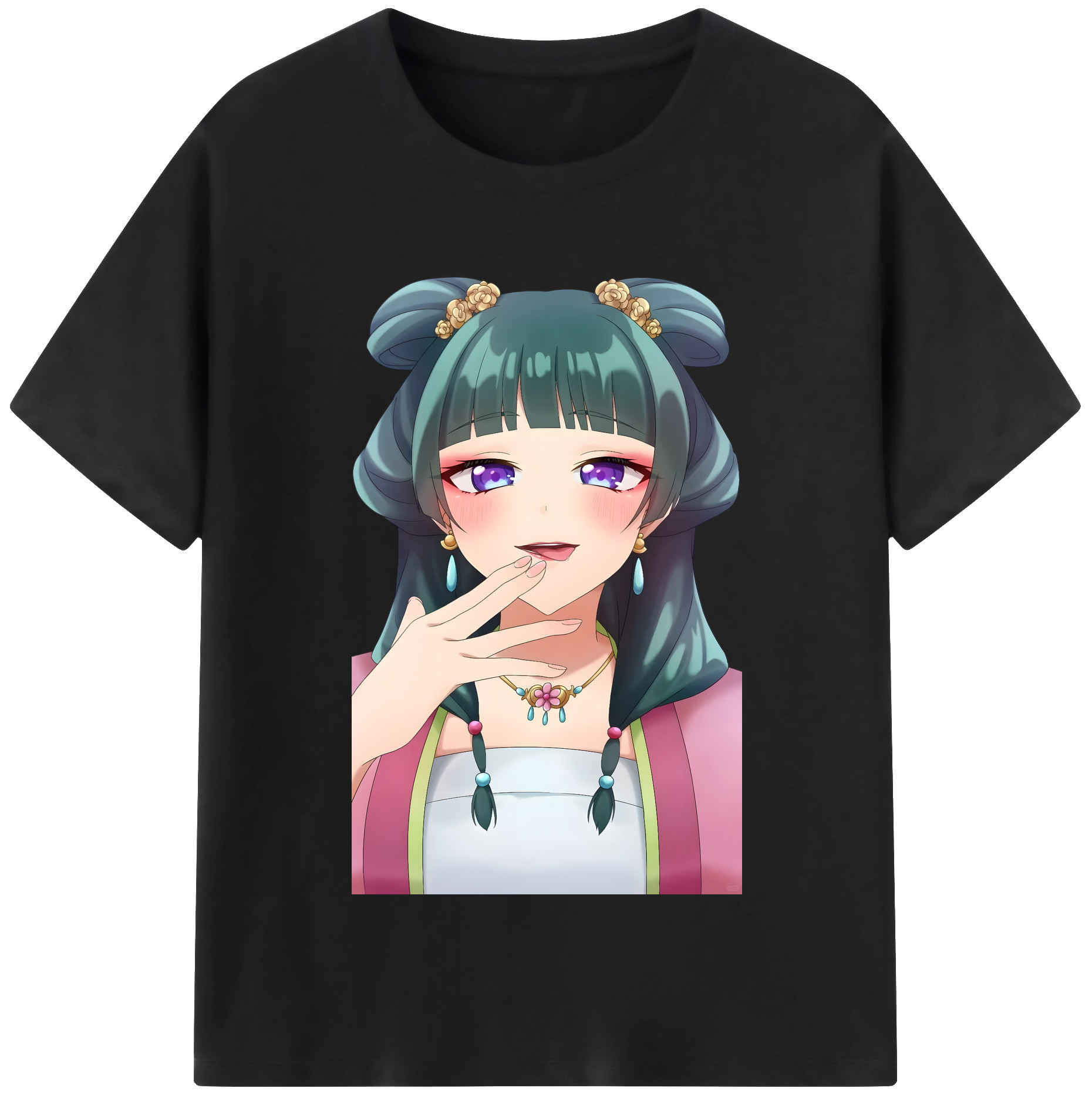 （画像用） 薬屋のひとりごと The Apothecary Diaries 綿100％半袖Tシャツ（フロントプリント）