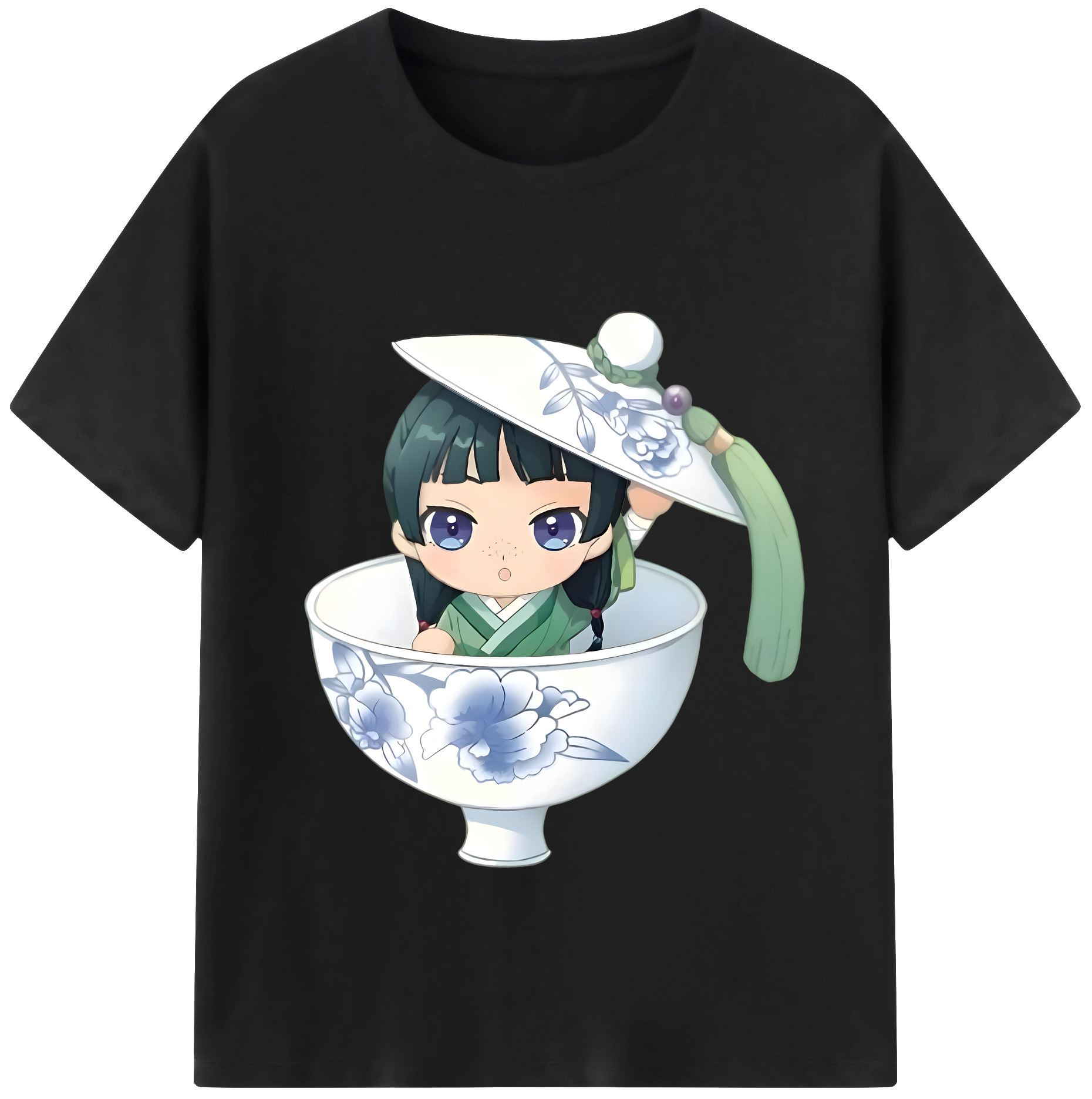 （画像用） 薬屋のひとりごと The Apothecary Diaries 綿100％半袖Tシャツ（フロントプリント）