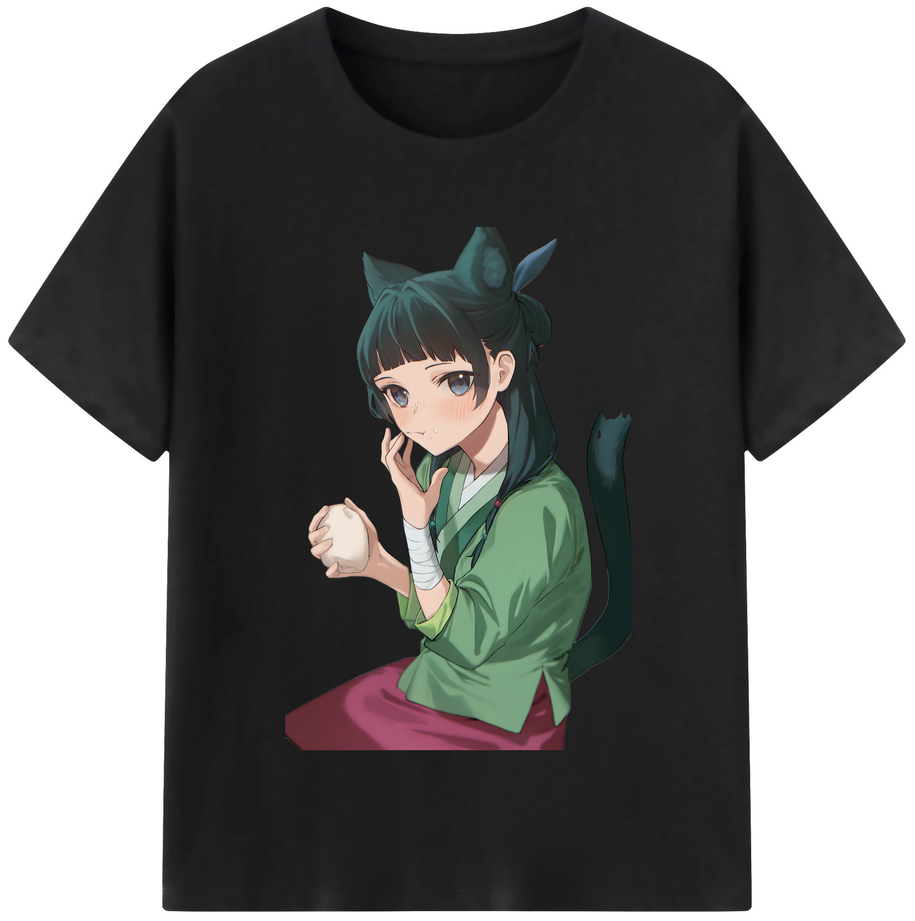 （画像用） 薬屋のひとりごと The Apothecary Diaries 綿100％半袖Tシャツ（フロントプリント）