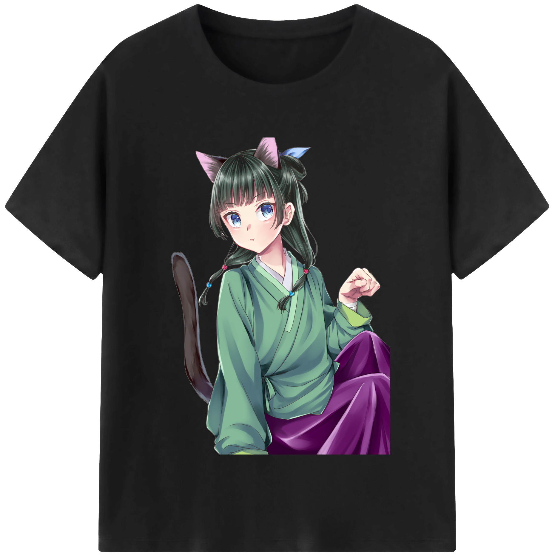 （画像用） 薬屋のひとりごと The Apothecary Diaries 綿100％半袖Tシャツ（フロントプリント）