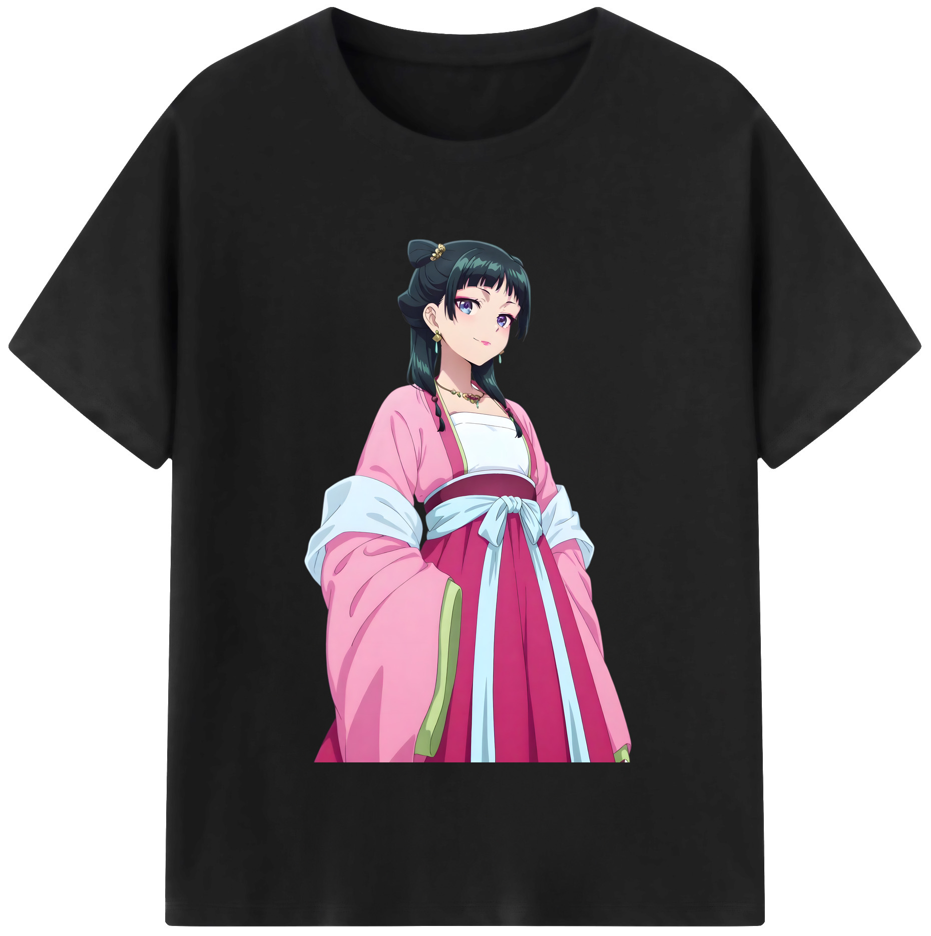 （画像用） 薬屋のひとりごと The Apothecary Diaries 綿100％半袖Tシャツ（フロントプリント）