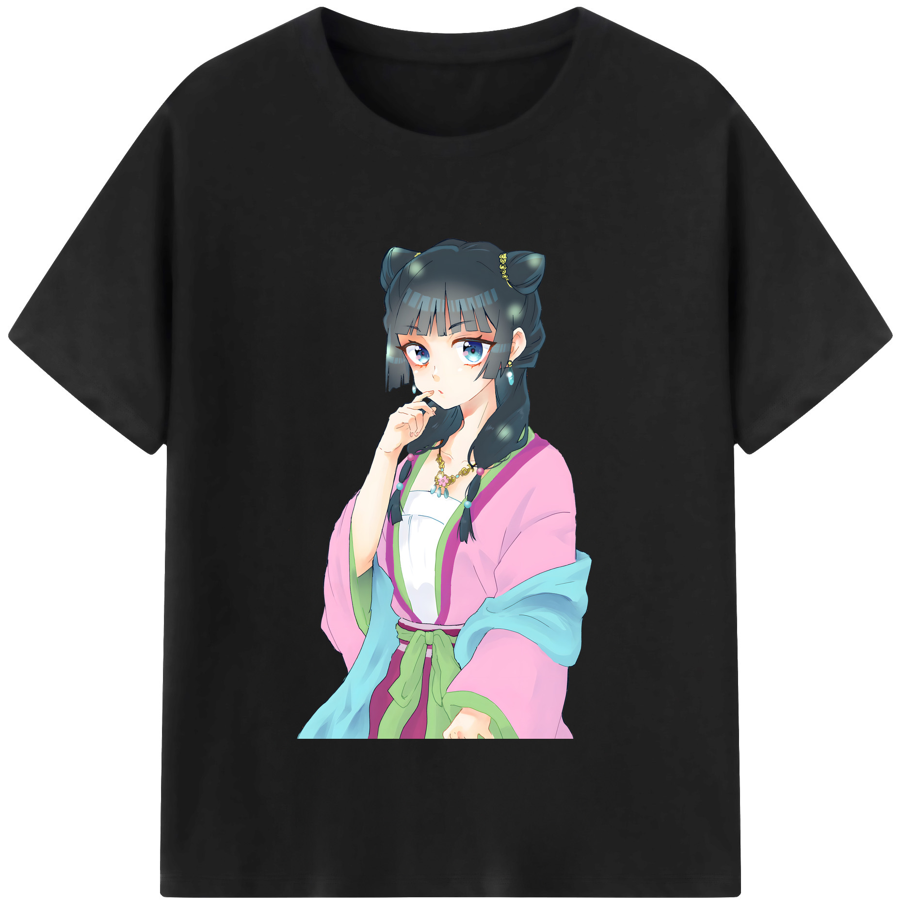 （画像用） 薬屋のひとりごと The Apothecary Diaries 綿100％半袖Tシャツ（フロントプリント）