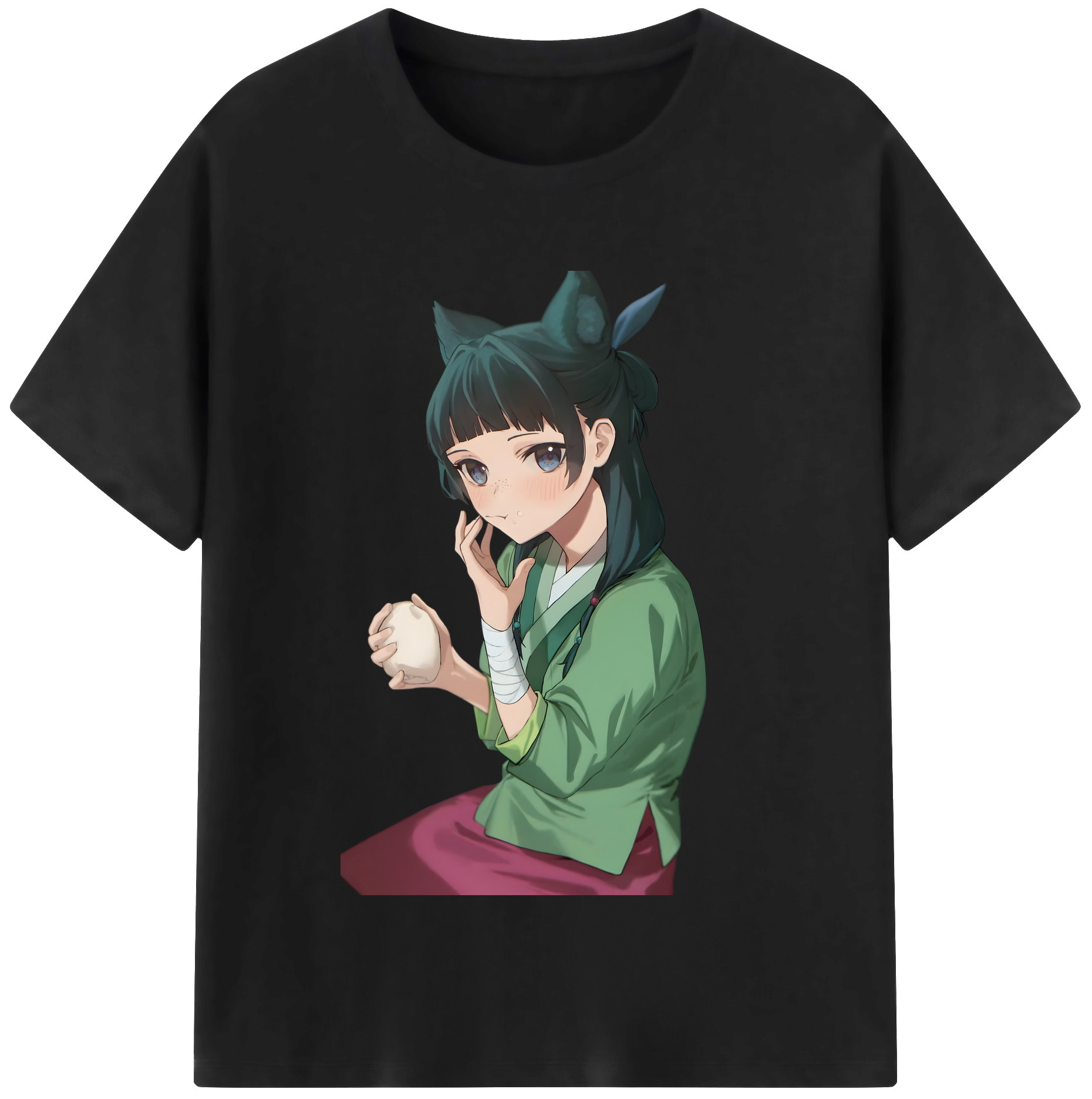 （画像用） 薬屋のひとりごと The Apothecary Diaries 綿100％半袖Tシャツ（フロントプリント）