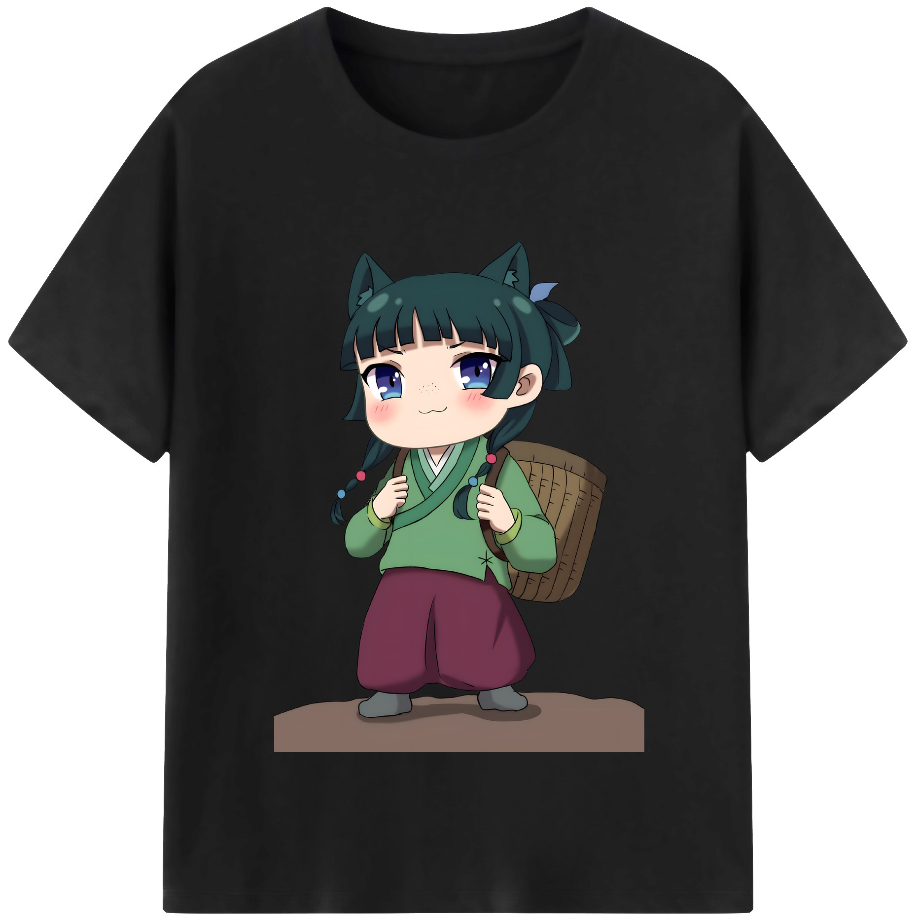 （画像用） 薬屋のひとりごと The Apothecary Diaries 綿100％半袖Tシャツ（フロントプリント）