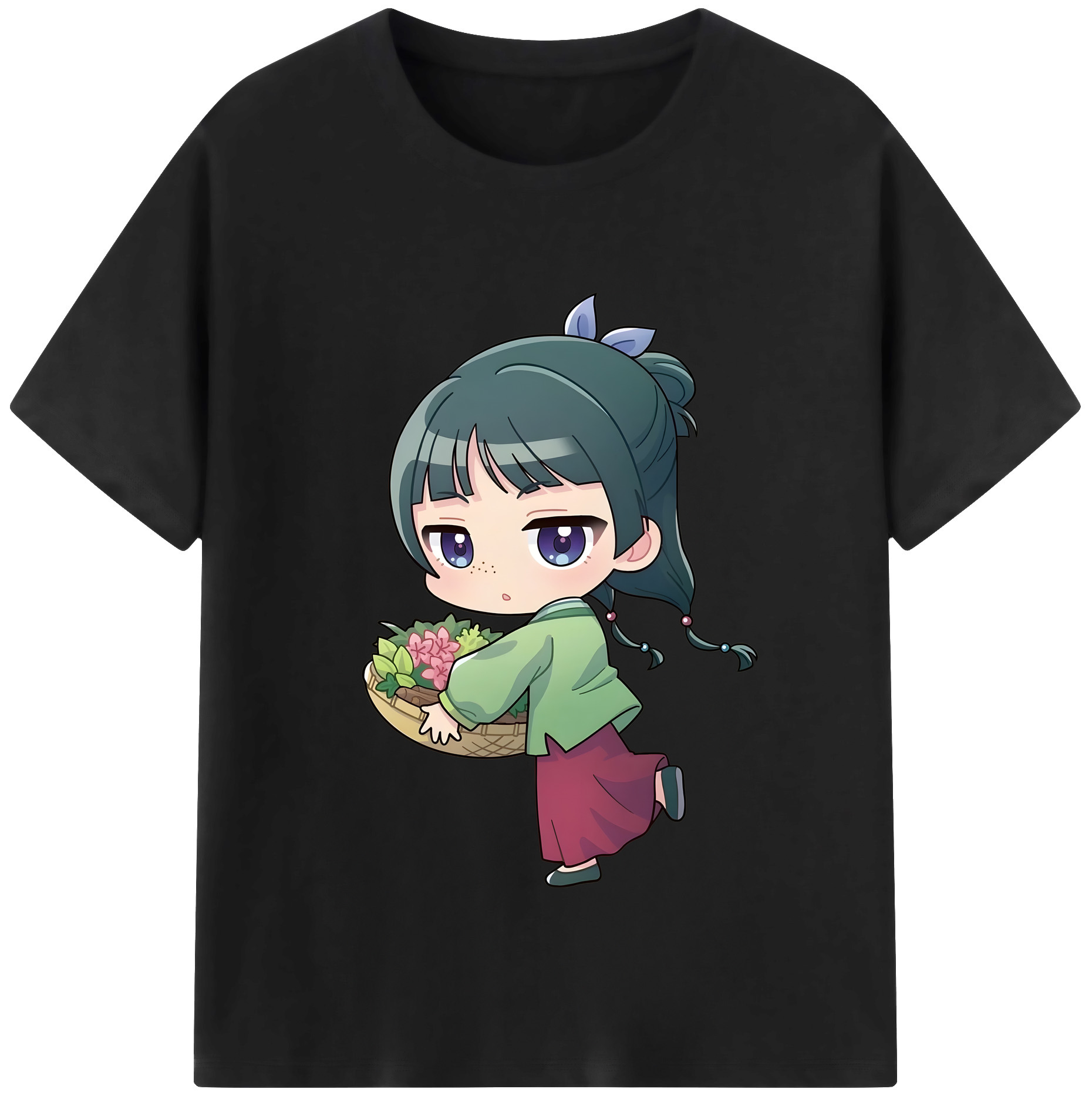 （画像用） 薬屋のひとりごと The Apothecary Diaries 綿100％半袖Tシャツ（フロントプリント）