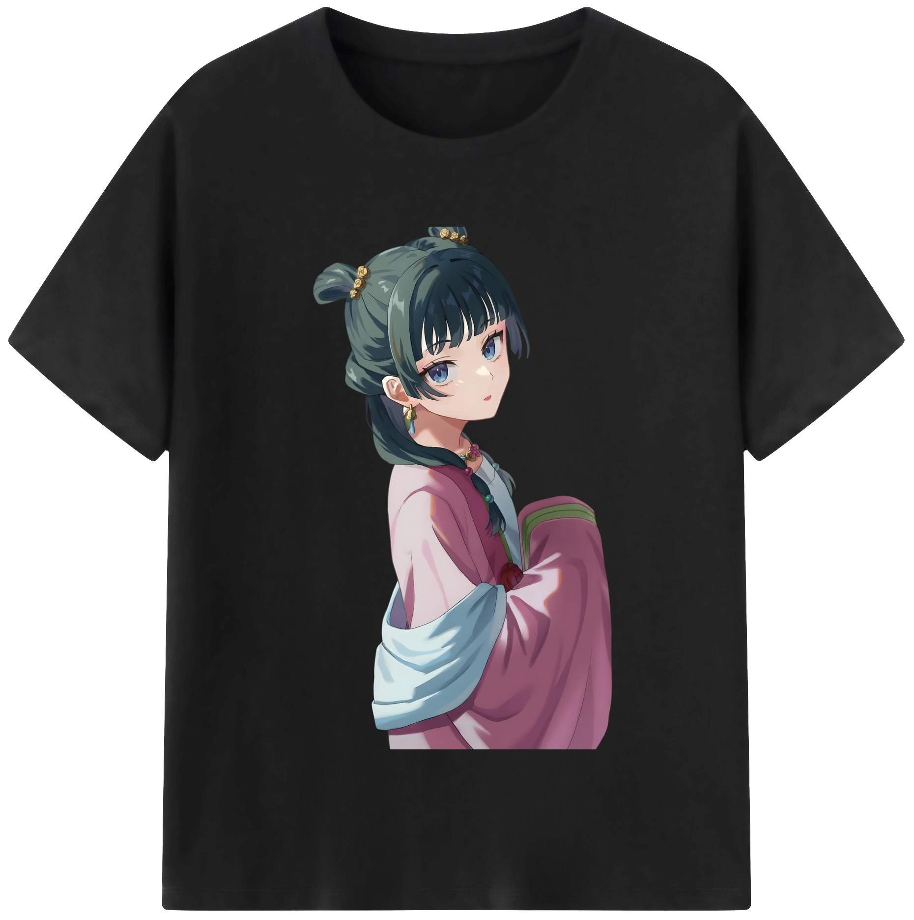 （画像用） 薬屋のひとりごと The Apothecary Diaries 綿100％半袖Tシャツ（フロントプリント）