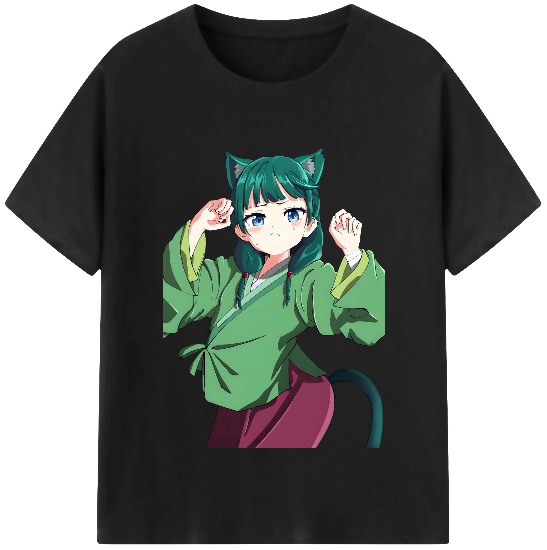 （画像用） 薬屋のひとりごと The Apothecary Diaries 綿100％半袖Tシャツ（フロントプリント）