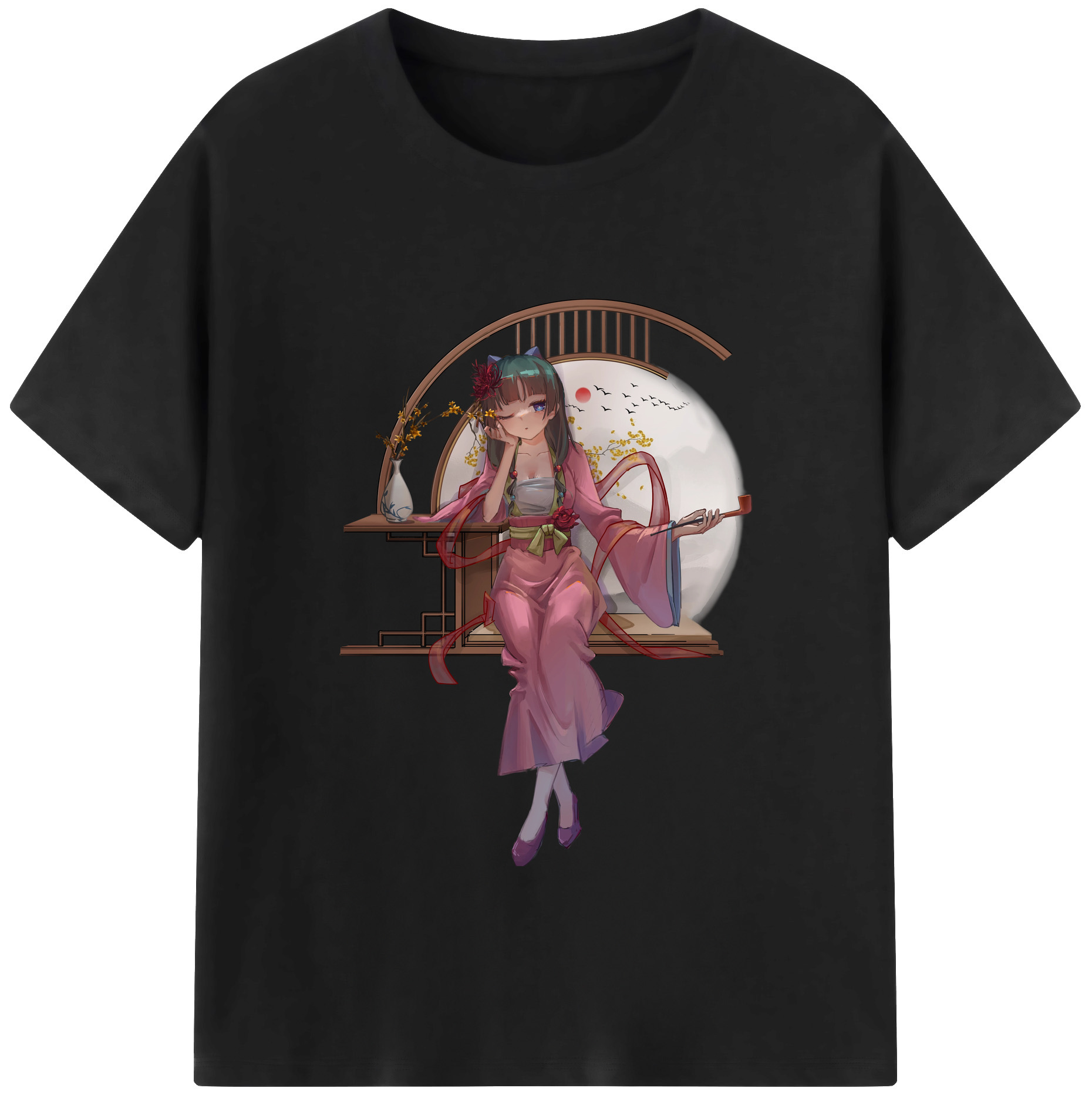 （画像用） 薬屋のひとりごと The Apothecary Diaries 綿100％半袖Tシャツ（フロントプリント）