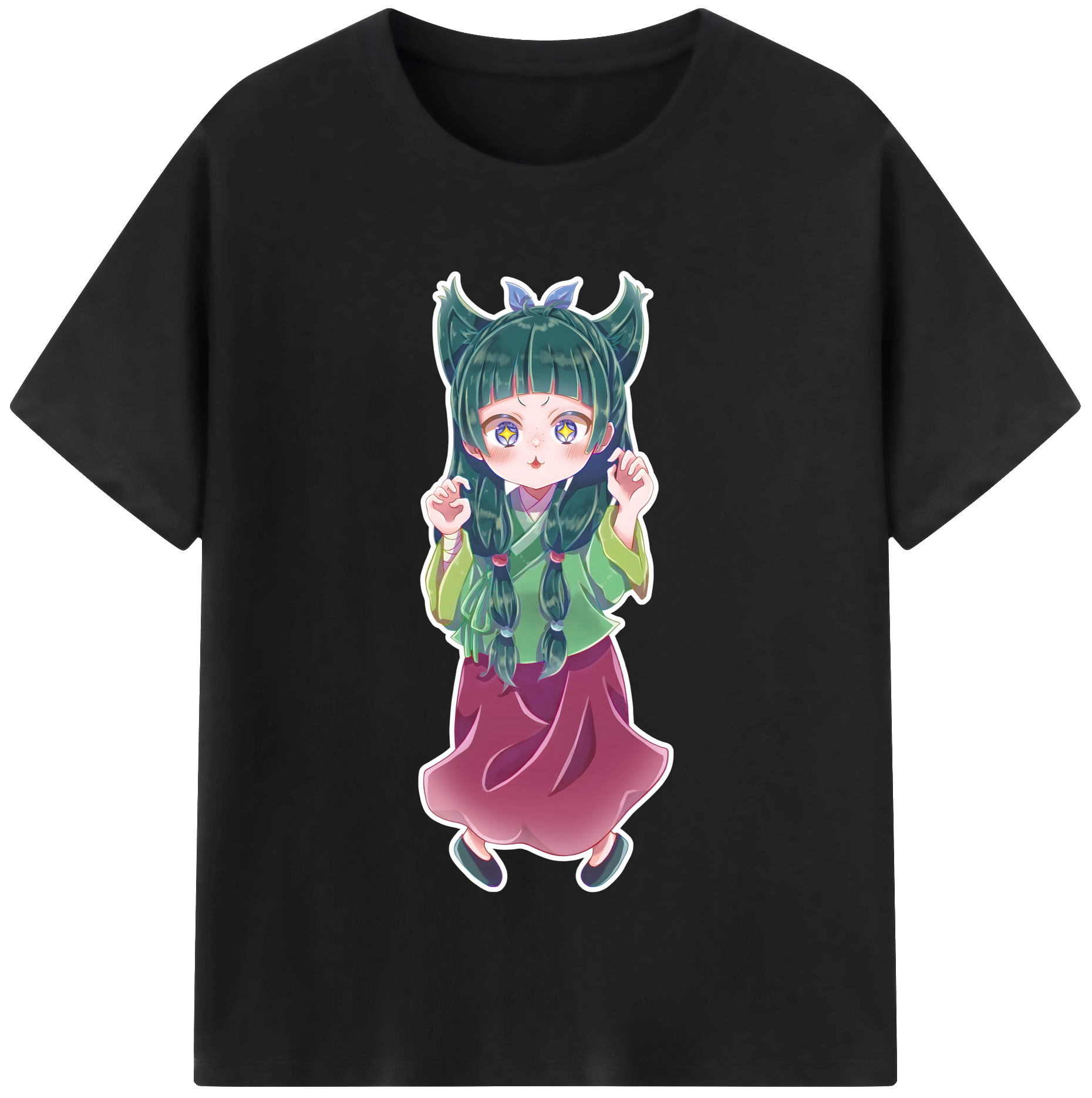（画像用） 薬屋のひとりごと The Apothecary Diaries 綿100％半袖Tシャツ（フロントプリント）